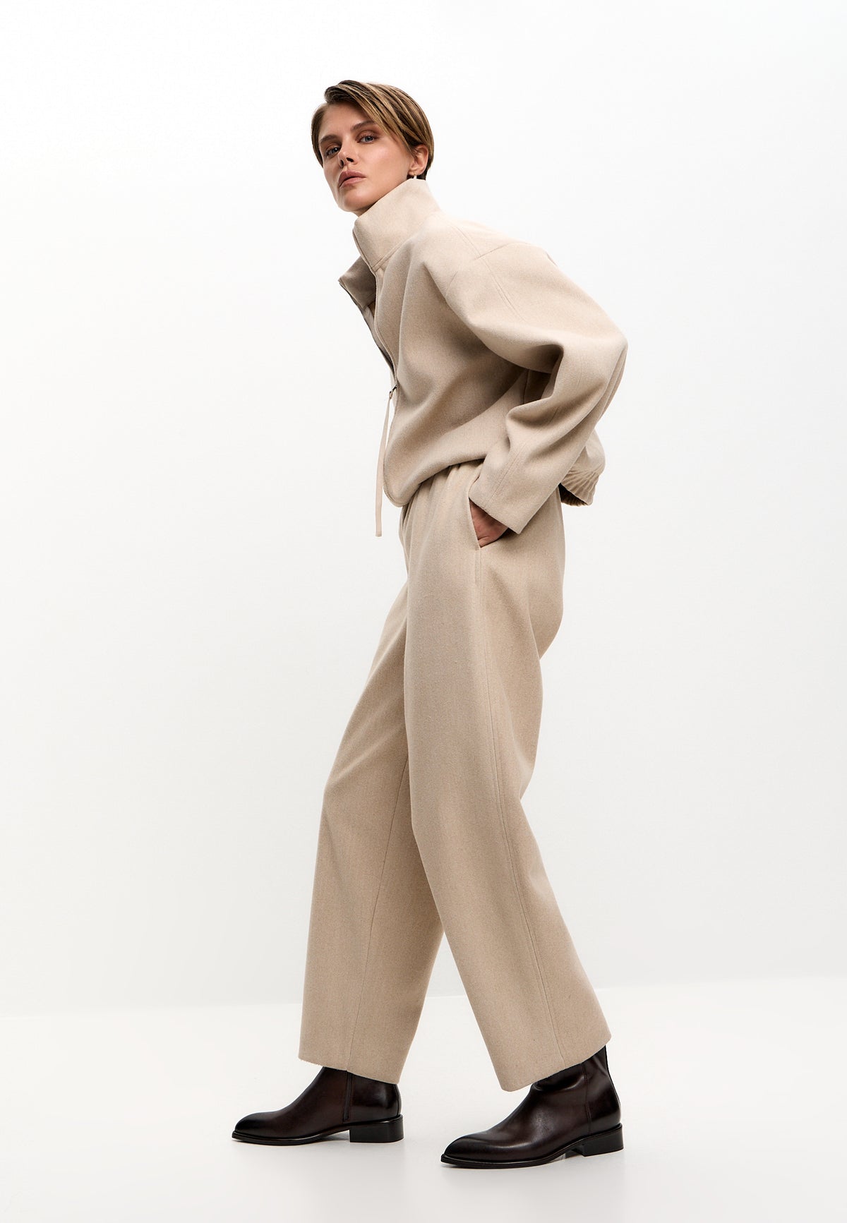 Bottines en cuir