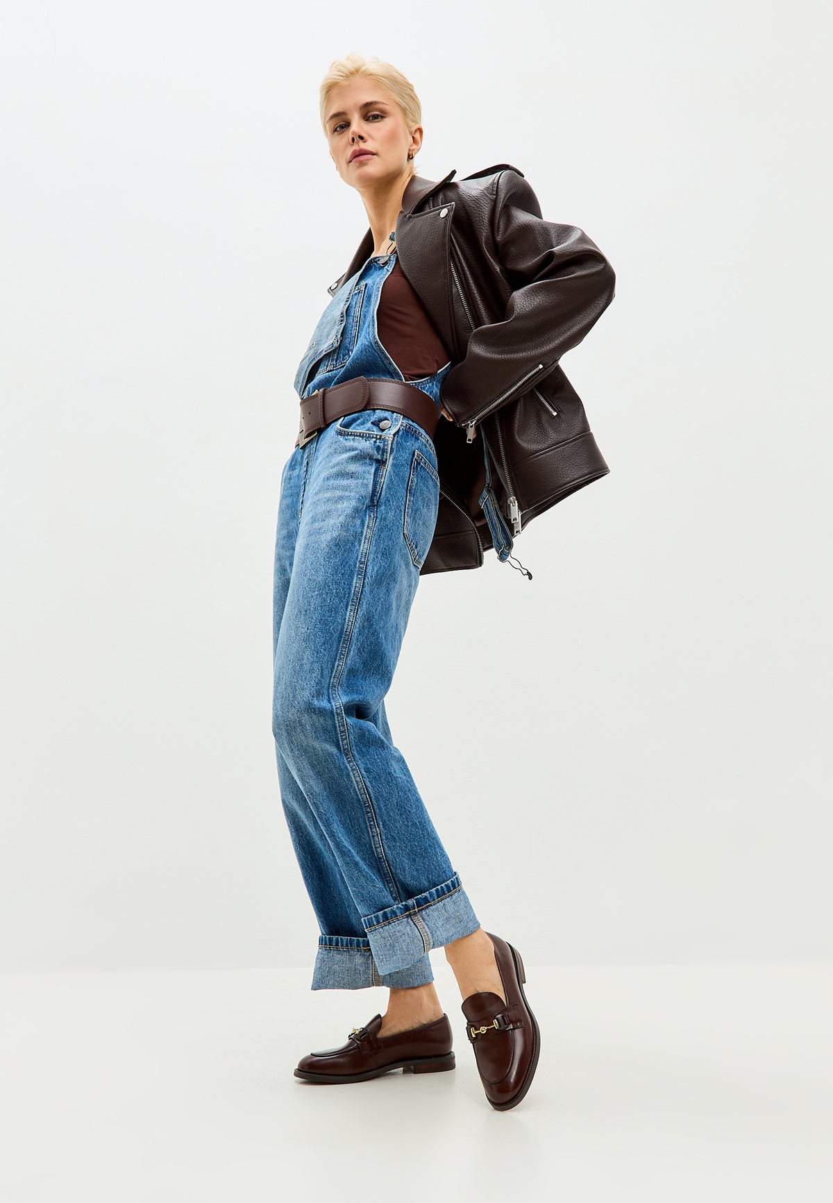 Leather Loafers - Brown