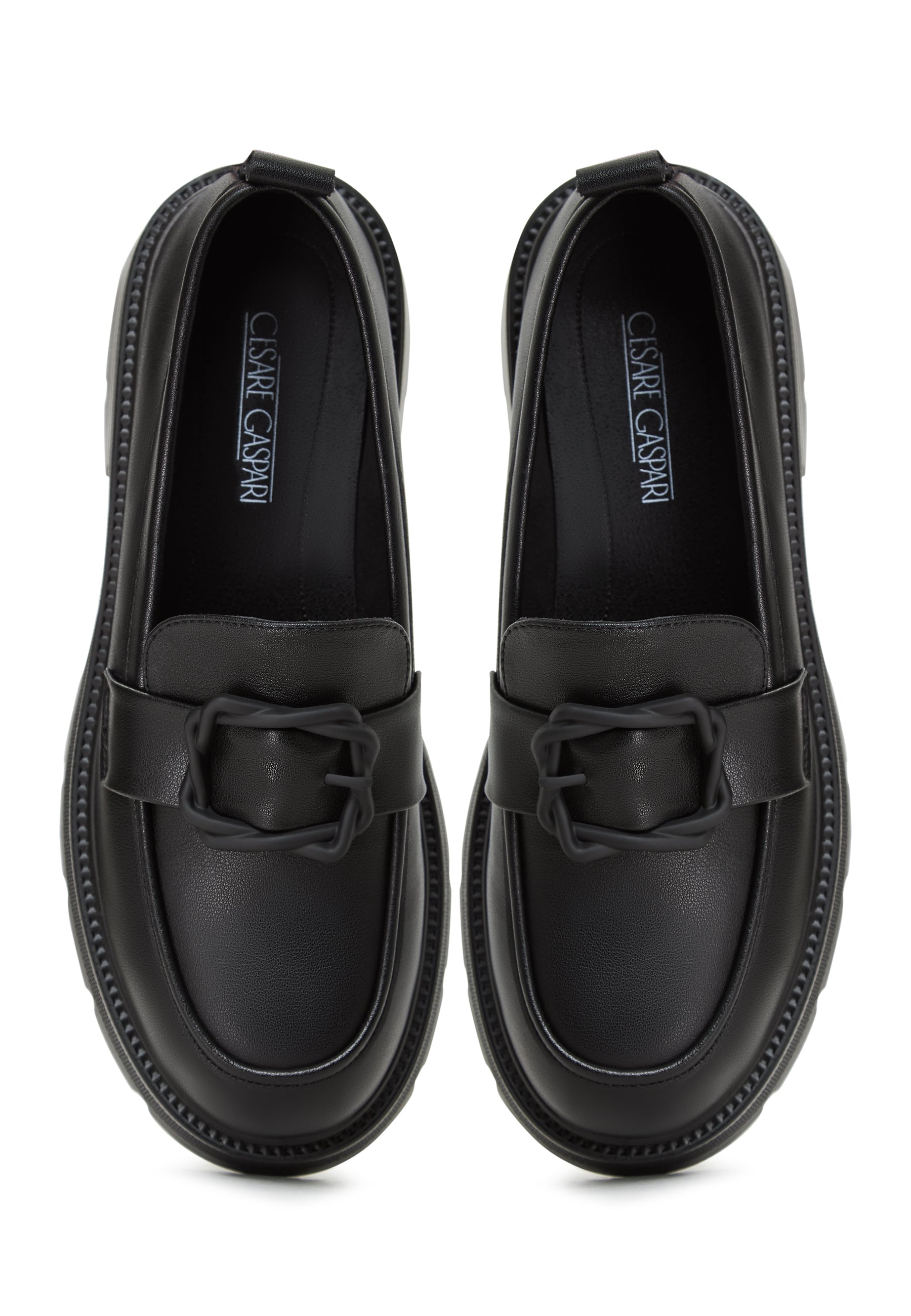 Platform Loafers Sari - Black