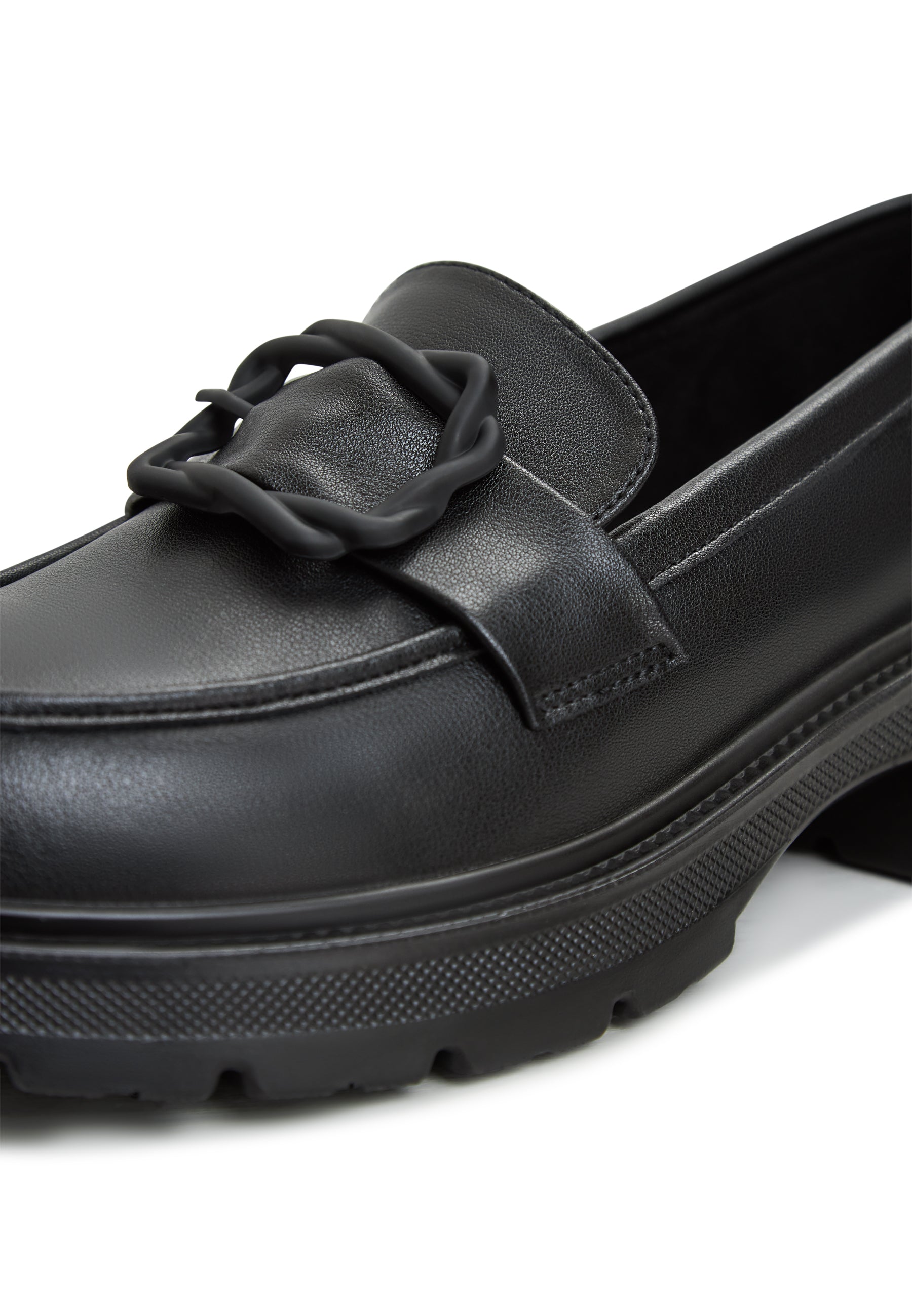 Platform Loafers Sari - Black