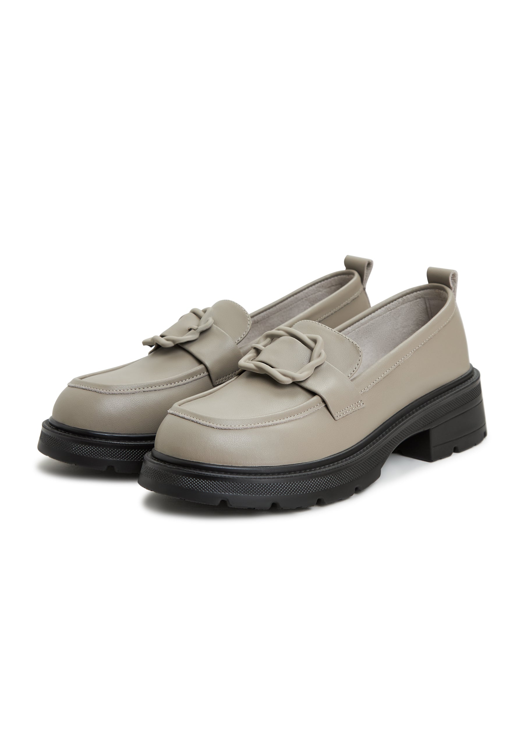 Platform Loafers Sari - Grey