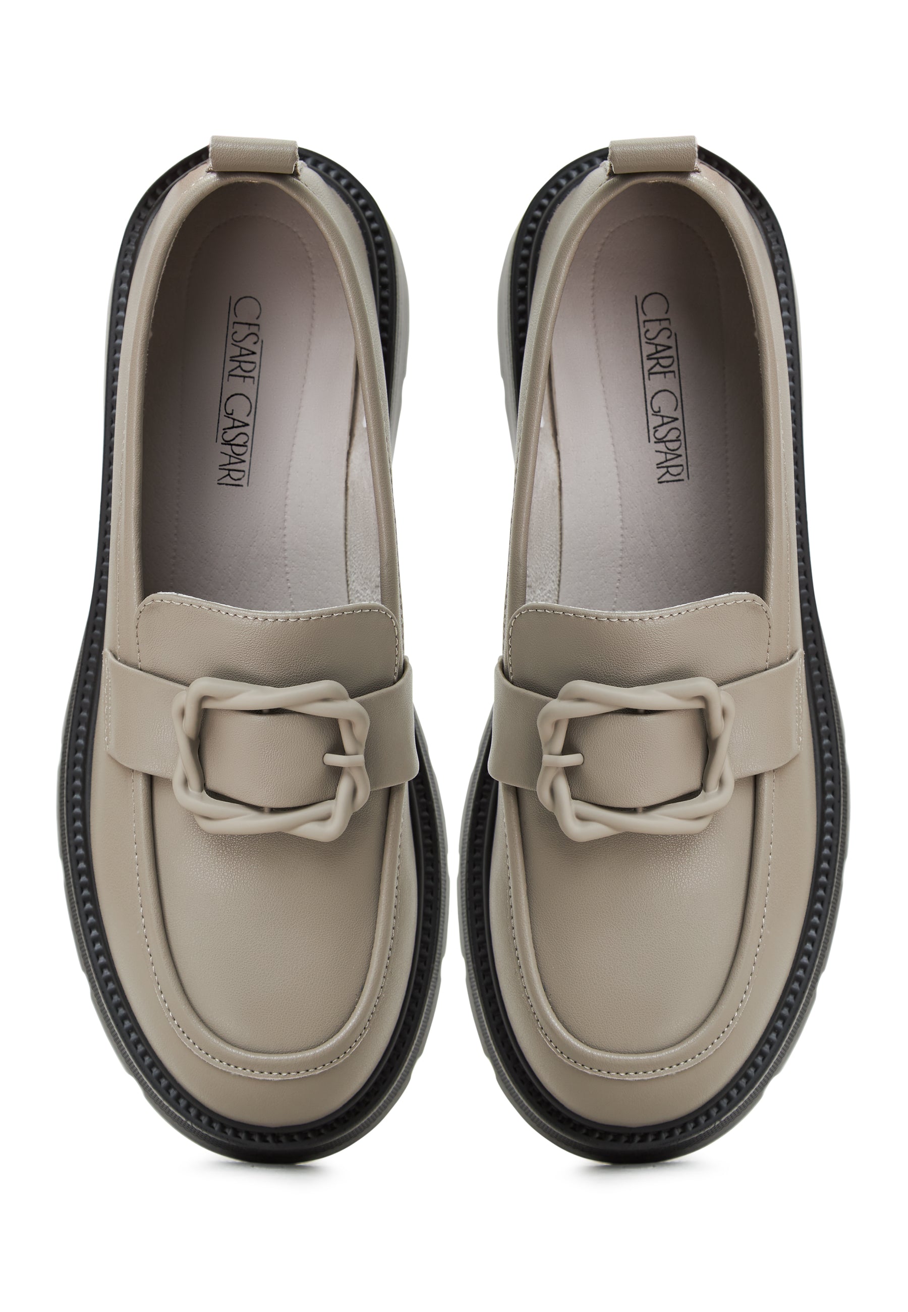 Platform Loafers Sari - Grey