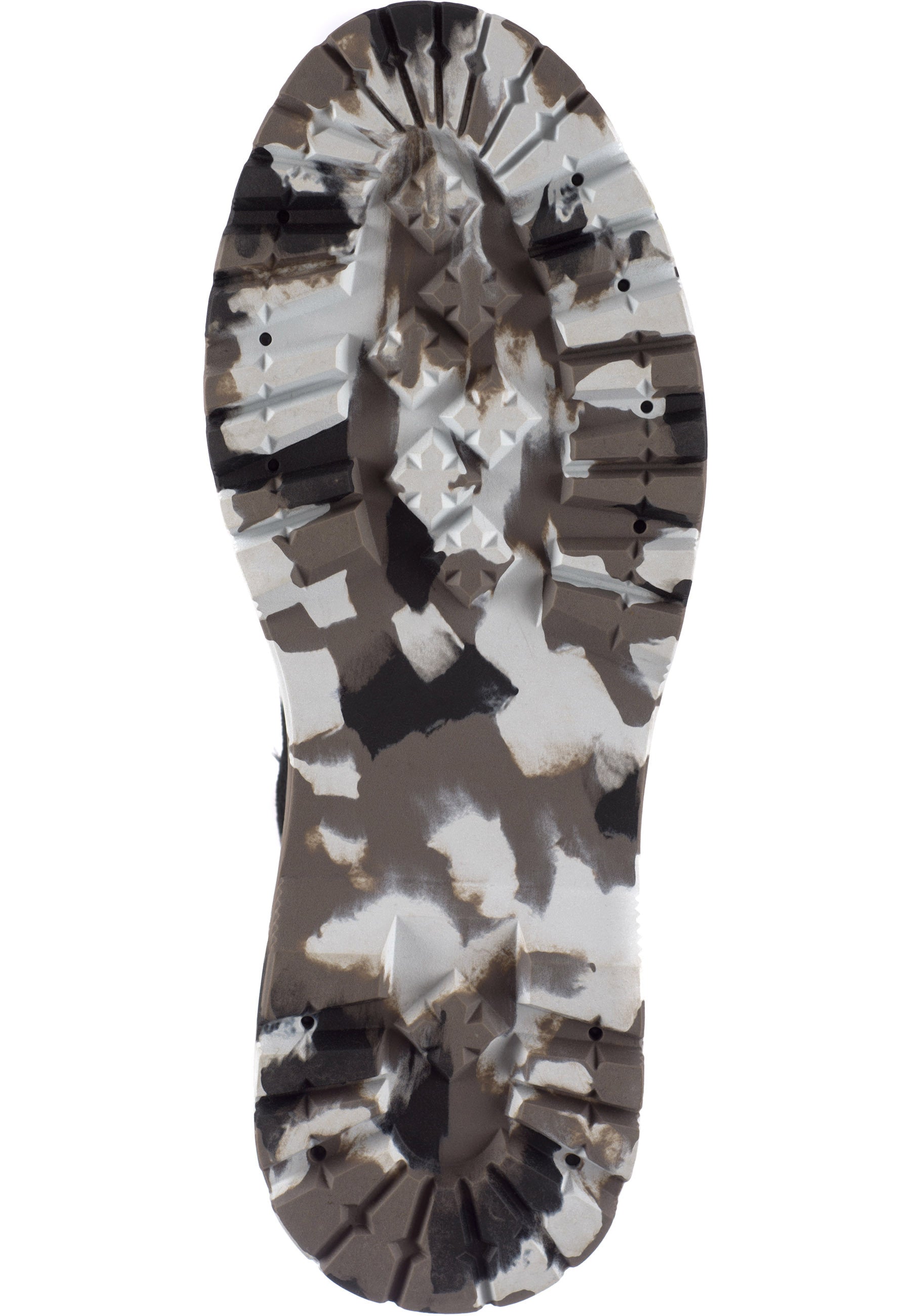 Camouflage-Print Winter Sneakers