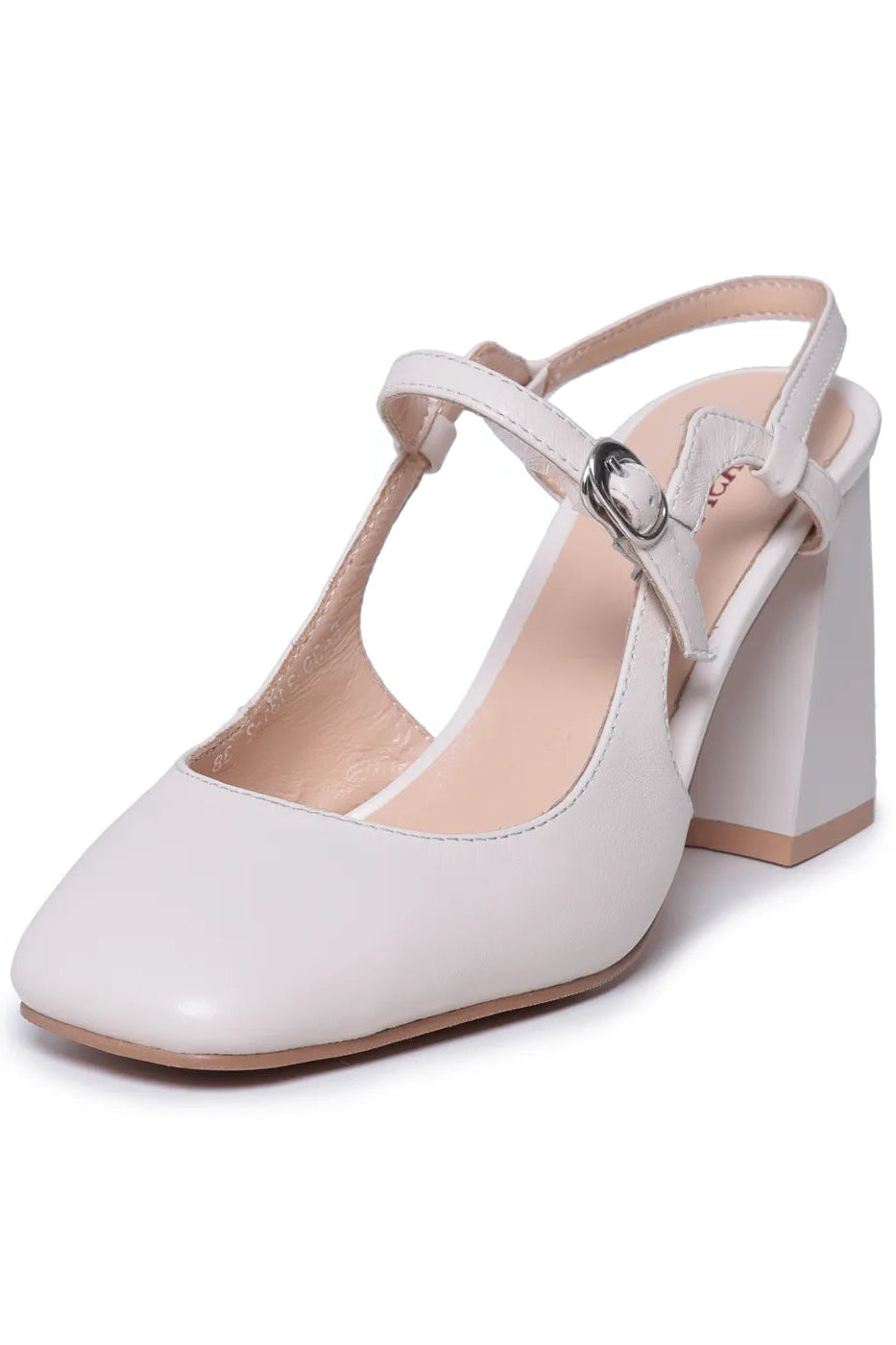 Grace T-Strap Block Heels