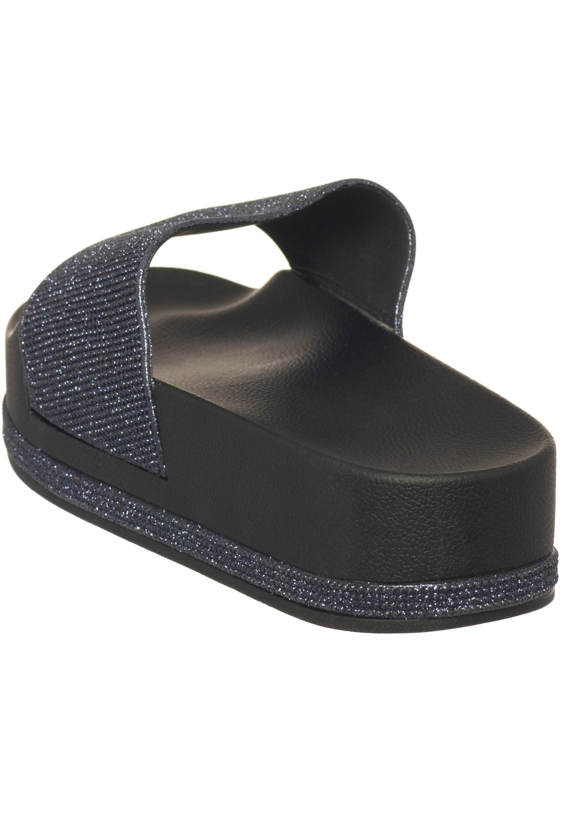 Platform Flip Flops -  Black