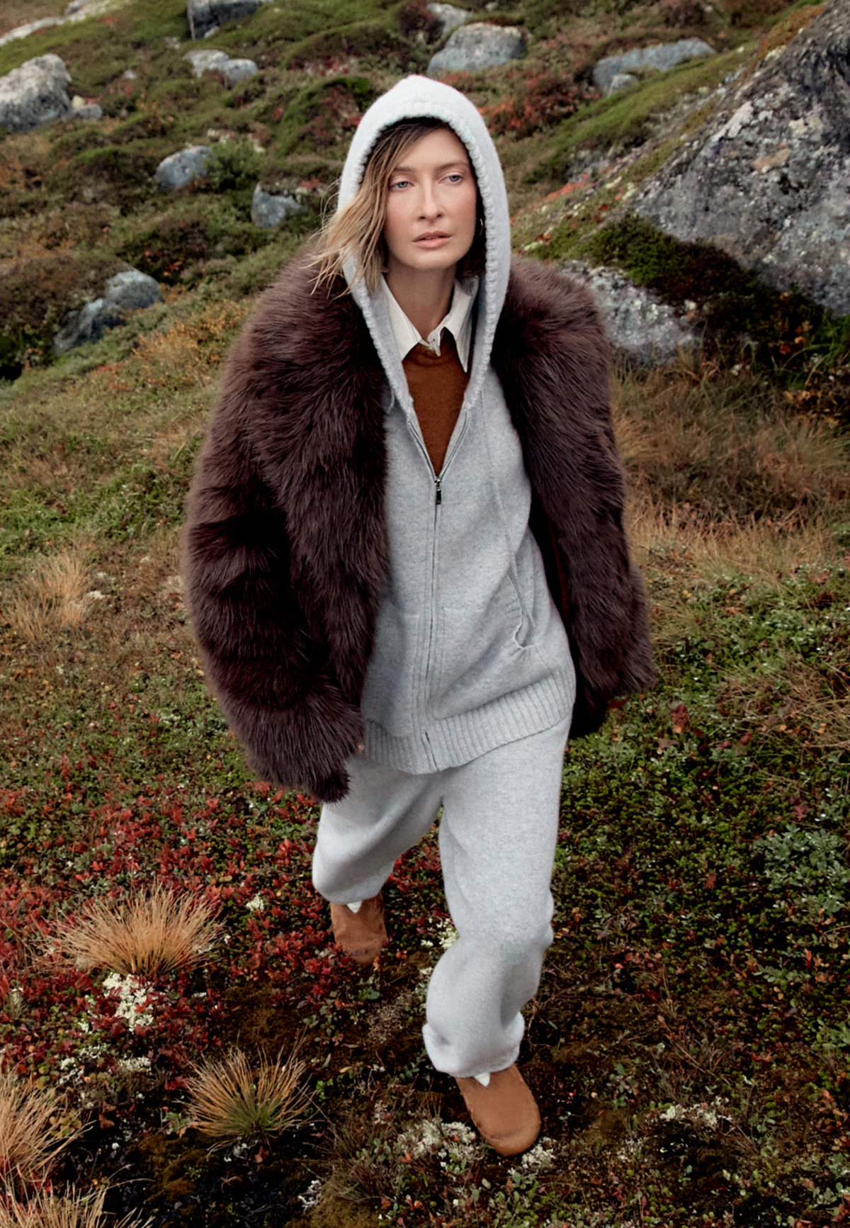 Classic Short Faux Fur Coat - Betty