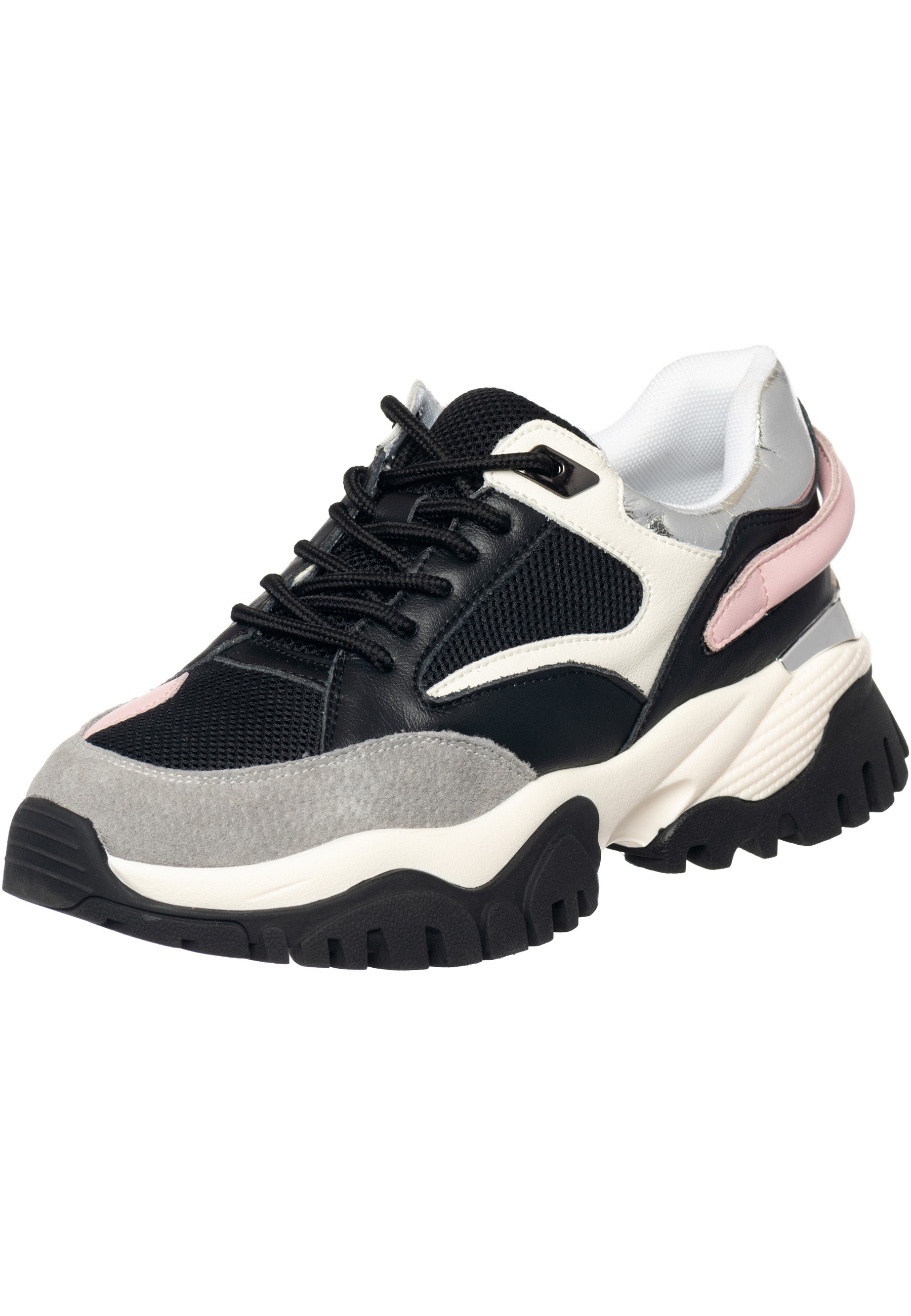 Multi-Panel Chunky Sneakers