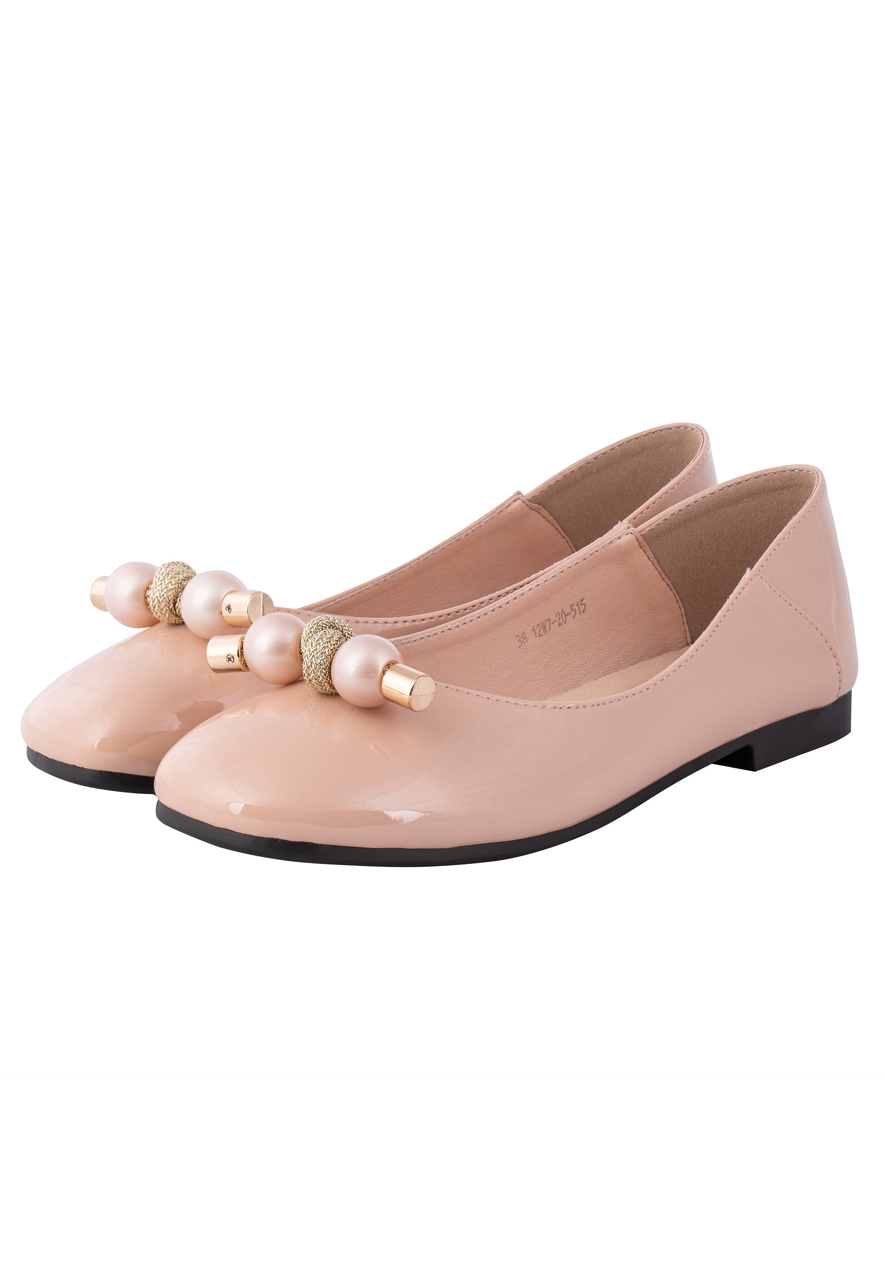 Pearl Bow Flats - Pink