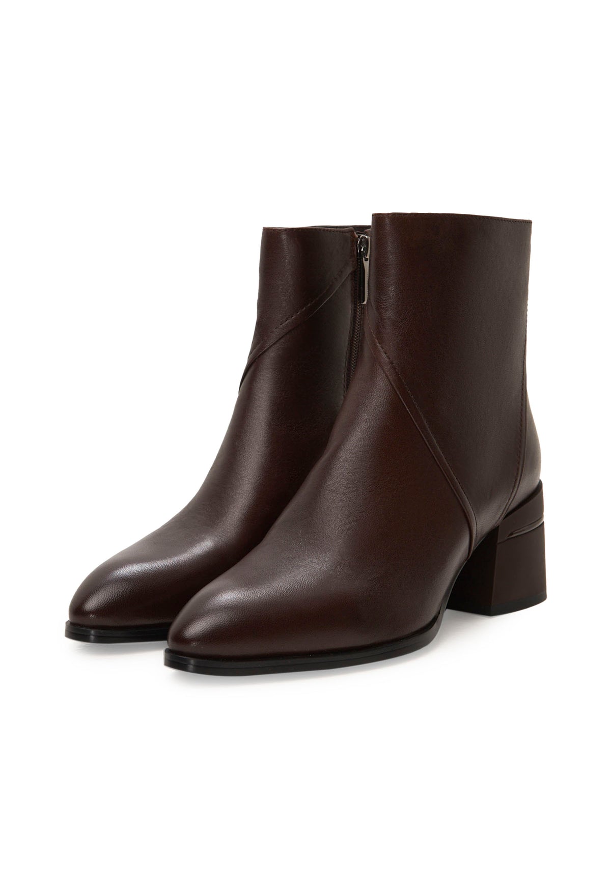 Sculpted Sophistication ankelboots – Mörkbrun