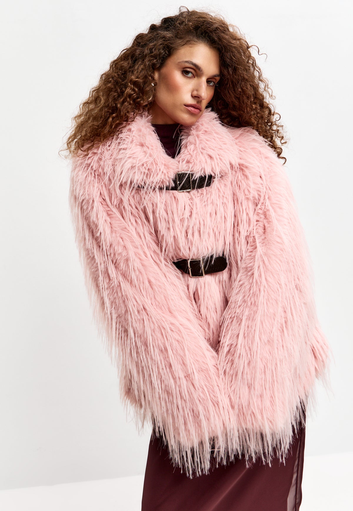 Midnight Wolf jakke – Pink