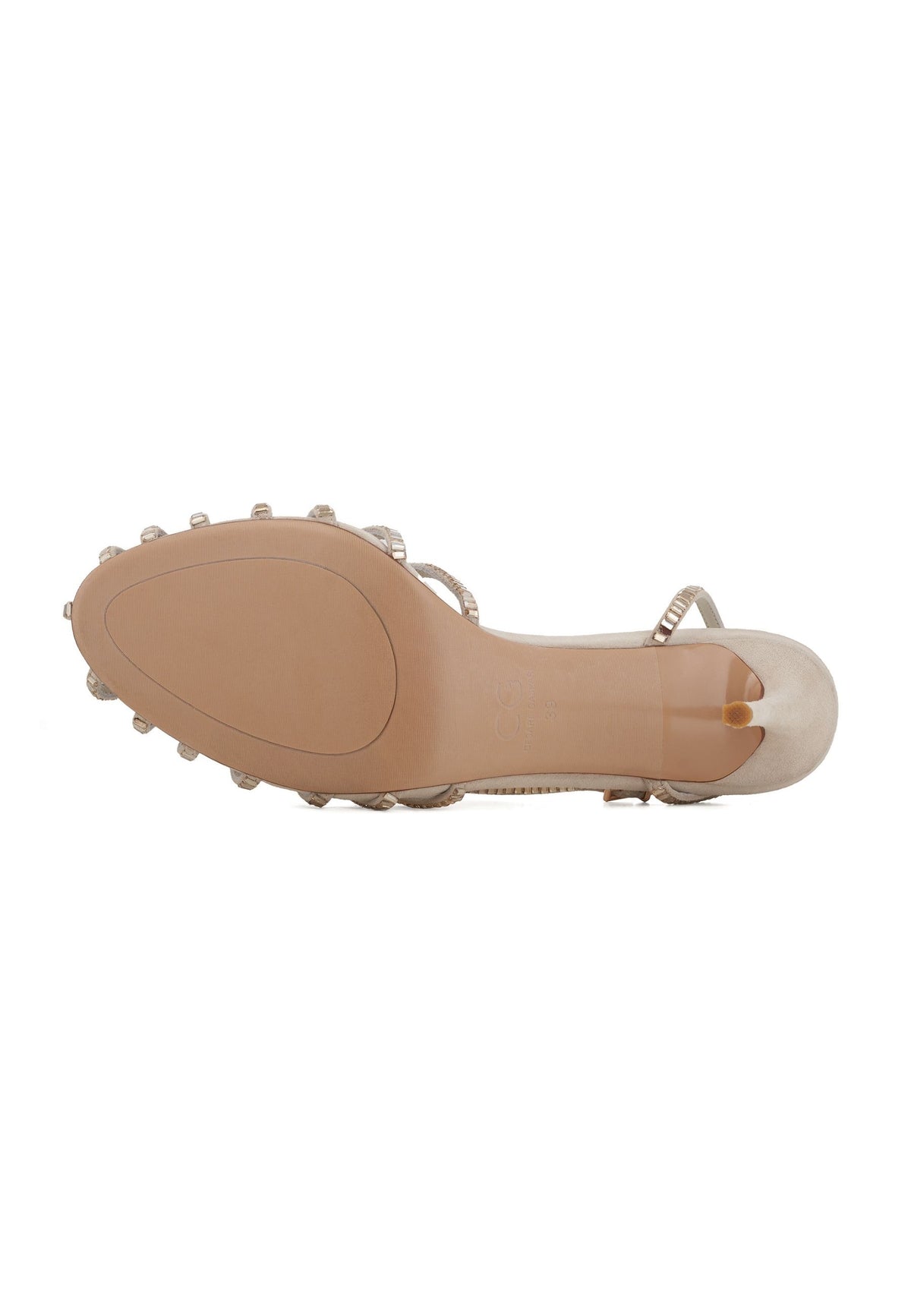 Crystal Grace Stiletto Sandals – Silver