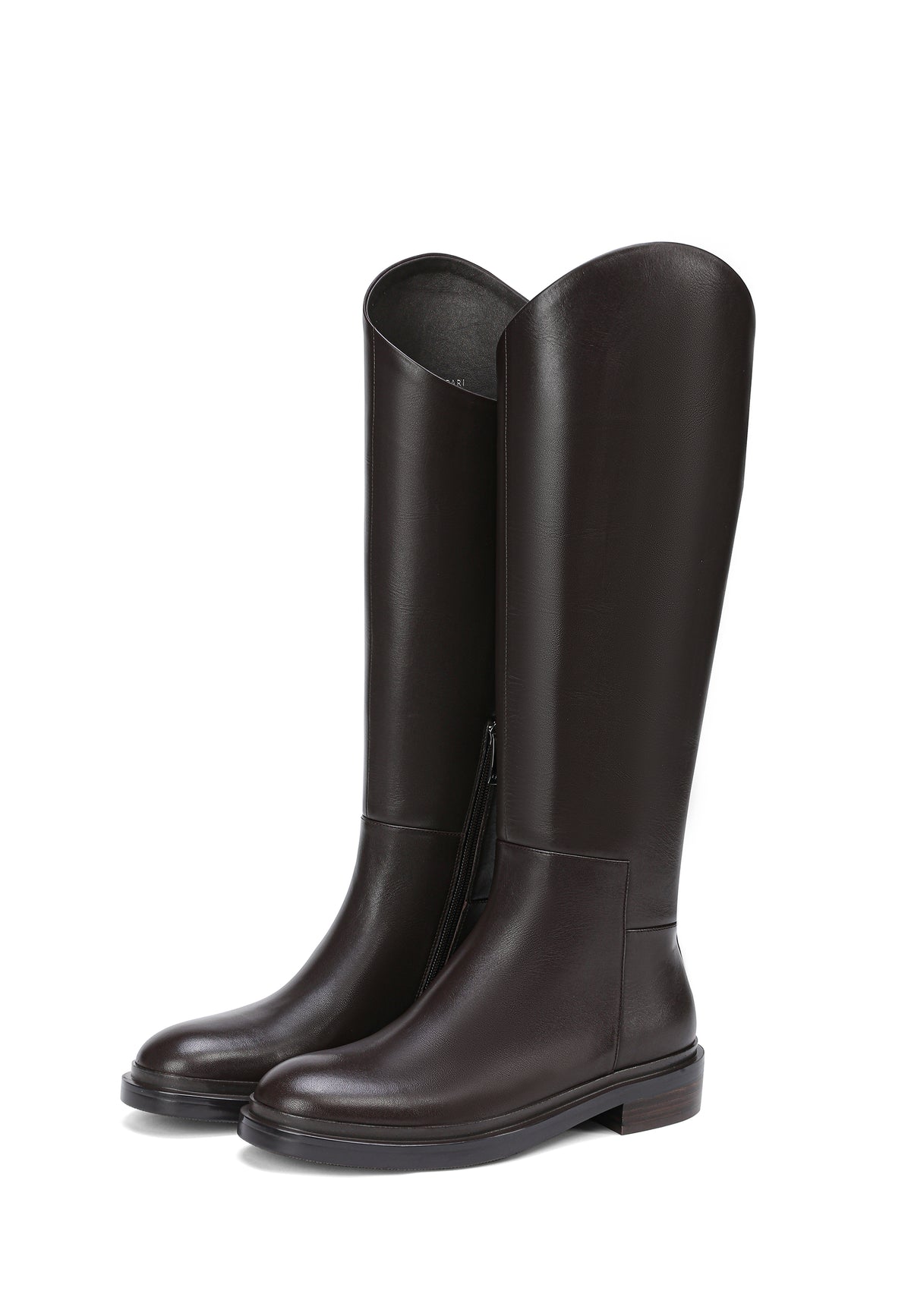 Botas de montar de piel hasta la rodilla – Negro