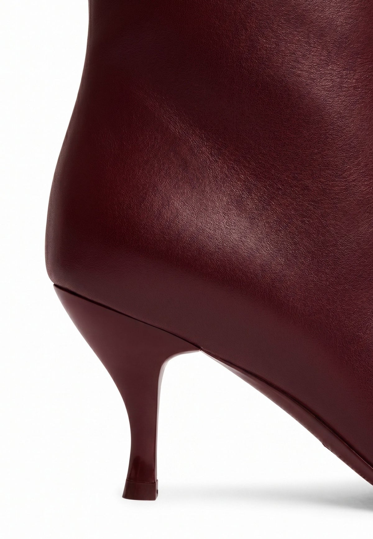 Ankelstøvler med stiletthæl – Bordeaux