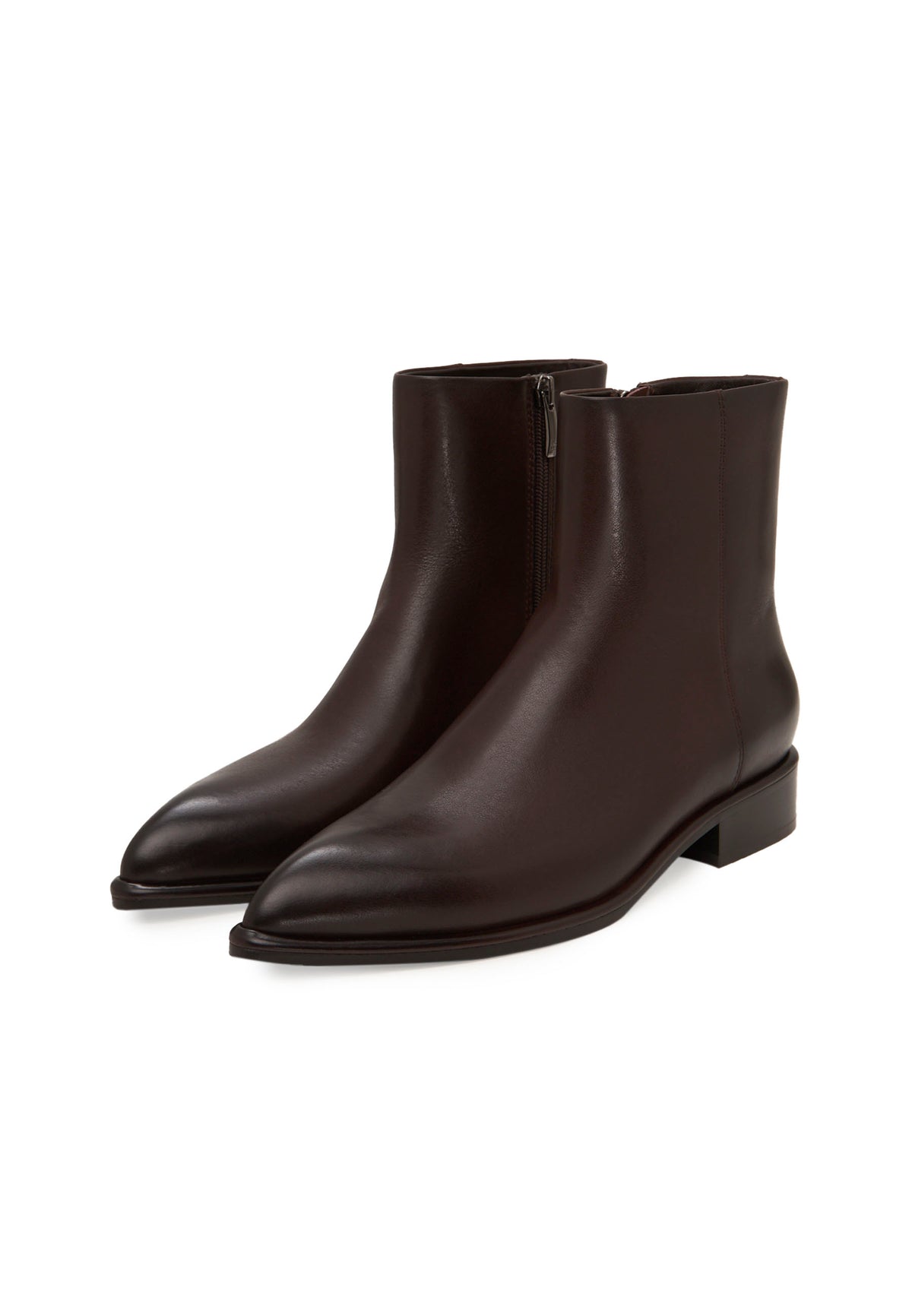 Bottines en cuir