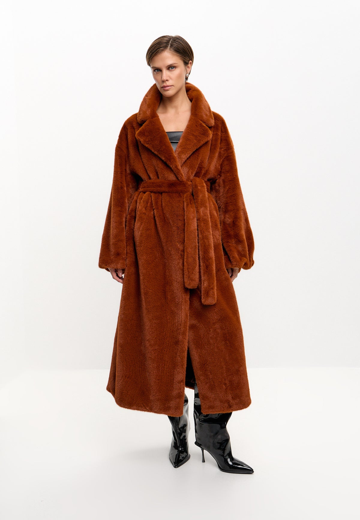Autumn Fox Coat - Terracota