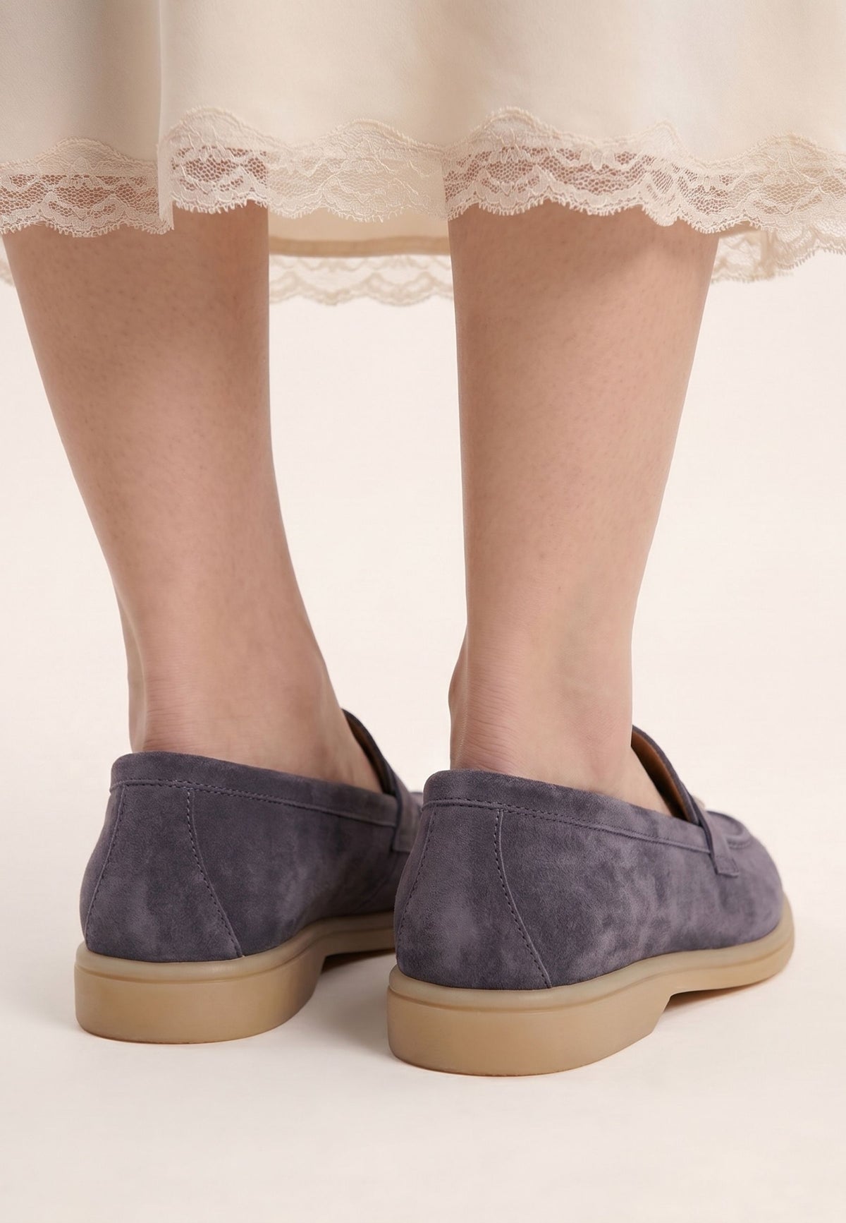 Platform Moccasins Aurelia - Grey