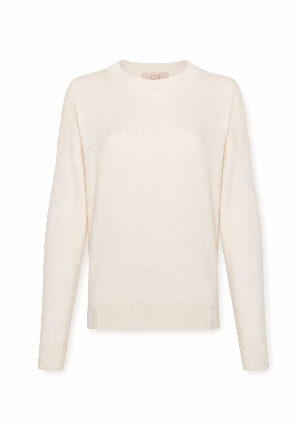 Cardigan em lã merino – Branco