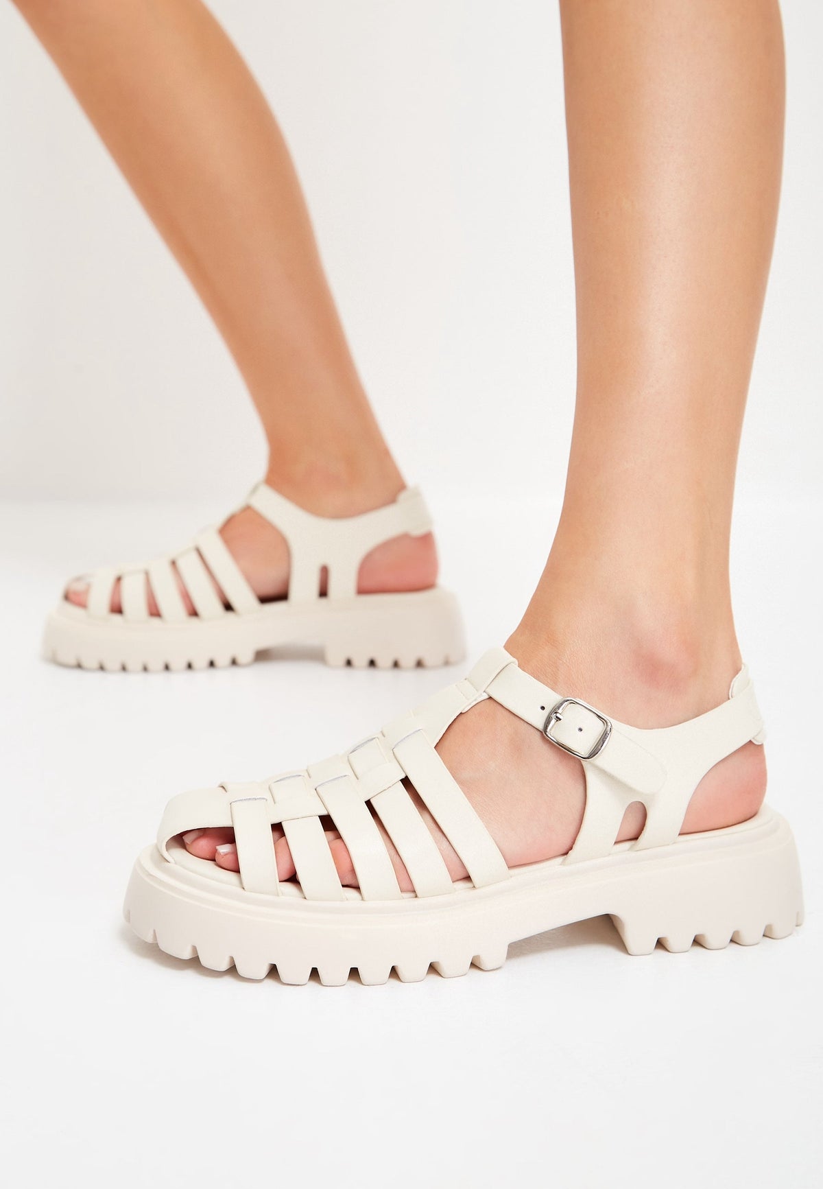 Urban blokhak sandalen