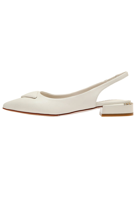 Escarpins Pearl à bride arrière – Beige