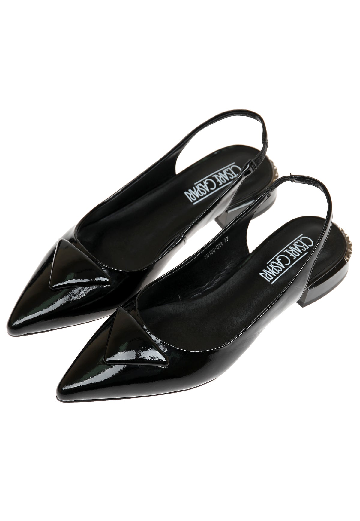 Pearl Slingback Pumps - Black