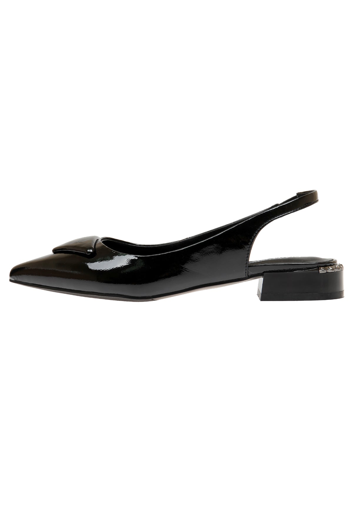 Pearl Slingback Pumps - Black
