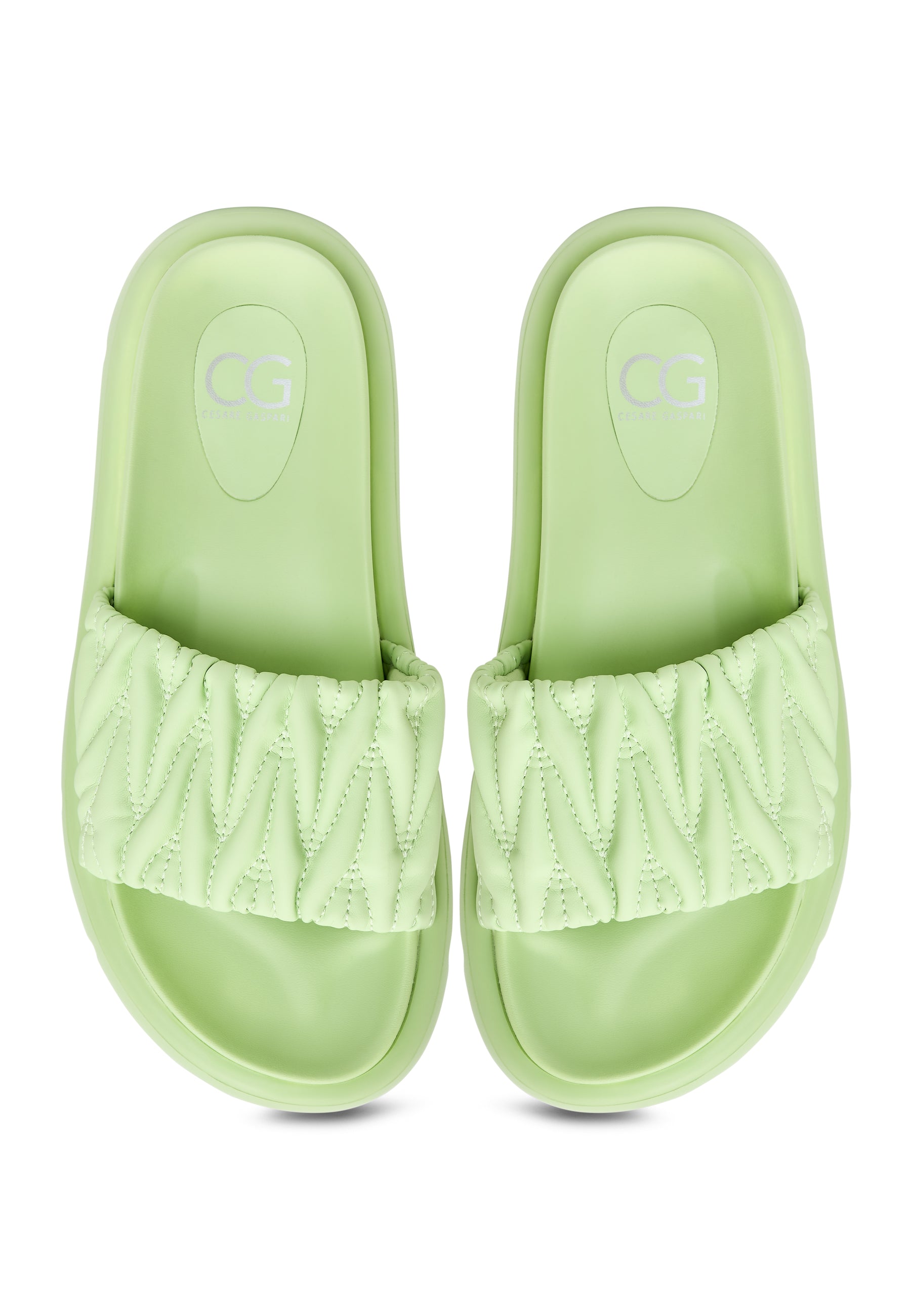 Leather Sandals Mirena - Green