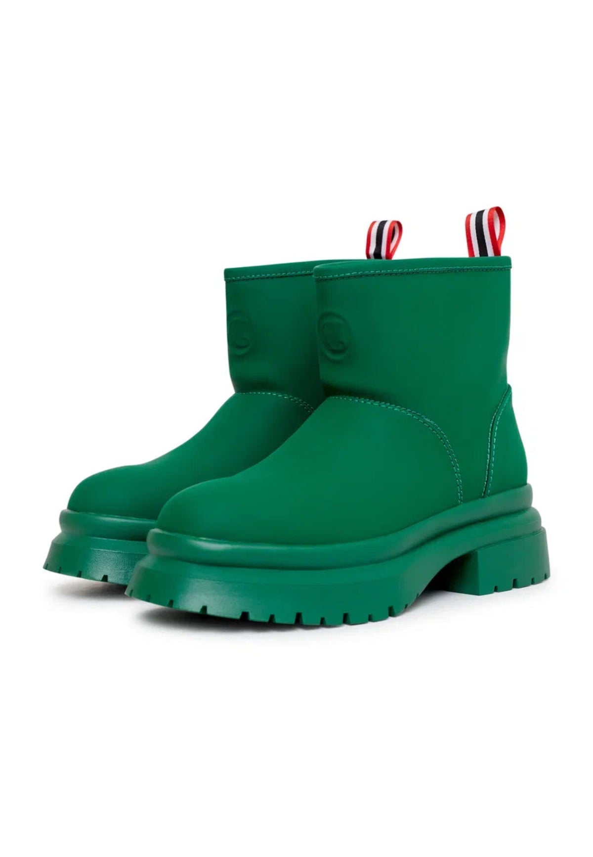 Klasyczne buty zimowe - zielone