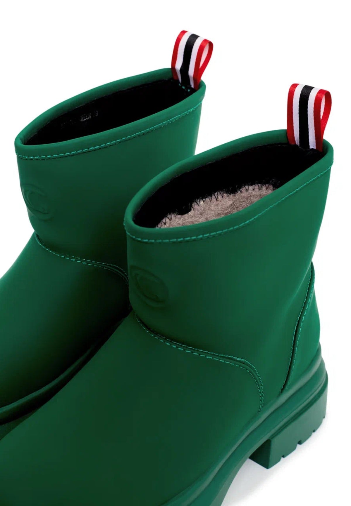 Klasyczne buty zimowe - zielone