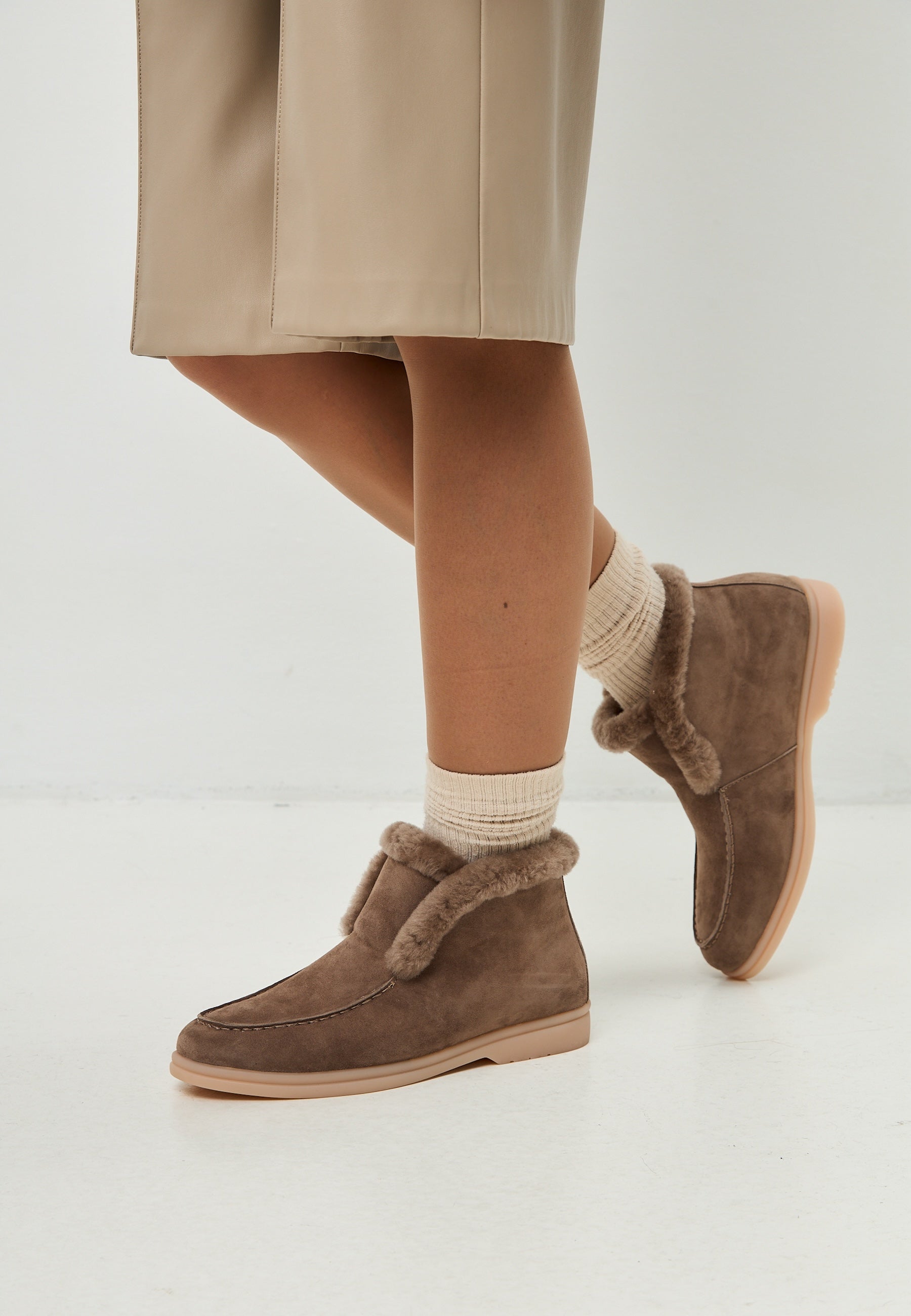 Winter Ankle Boots Antonia - Beige