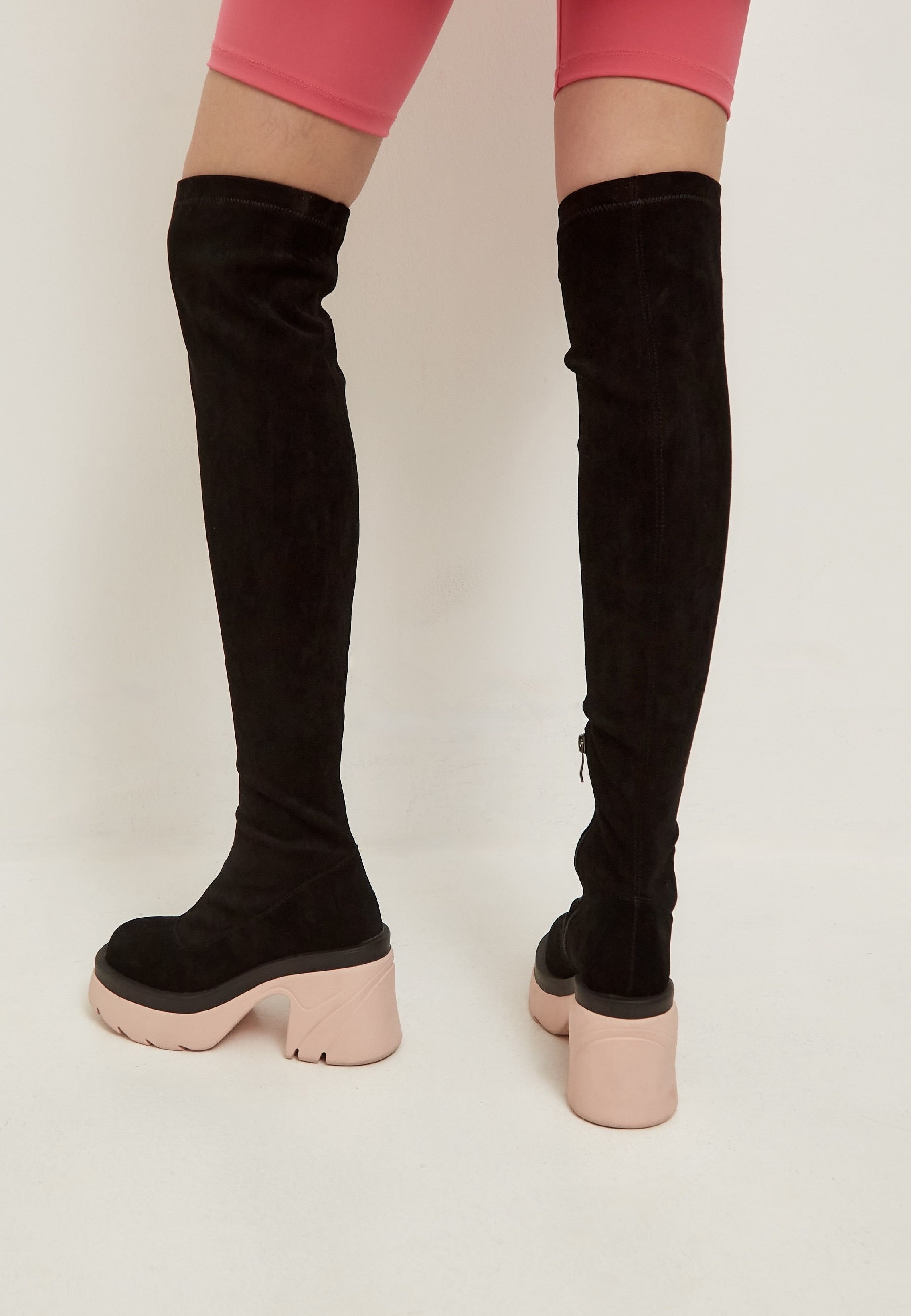 Over-the-Knee Suede Boots