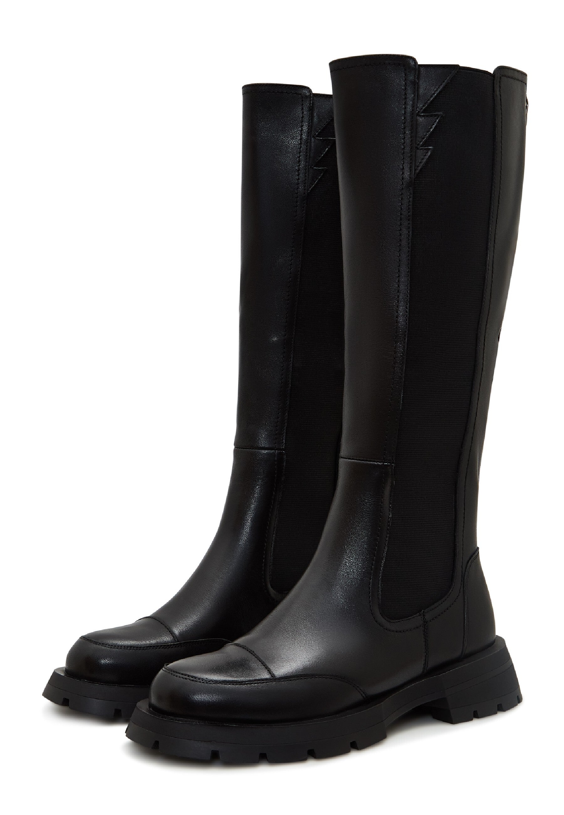 Tall Stretch Panel Boots