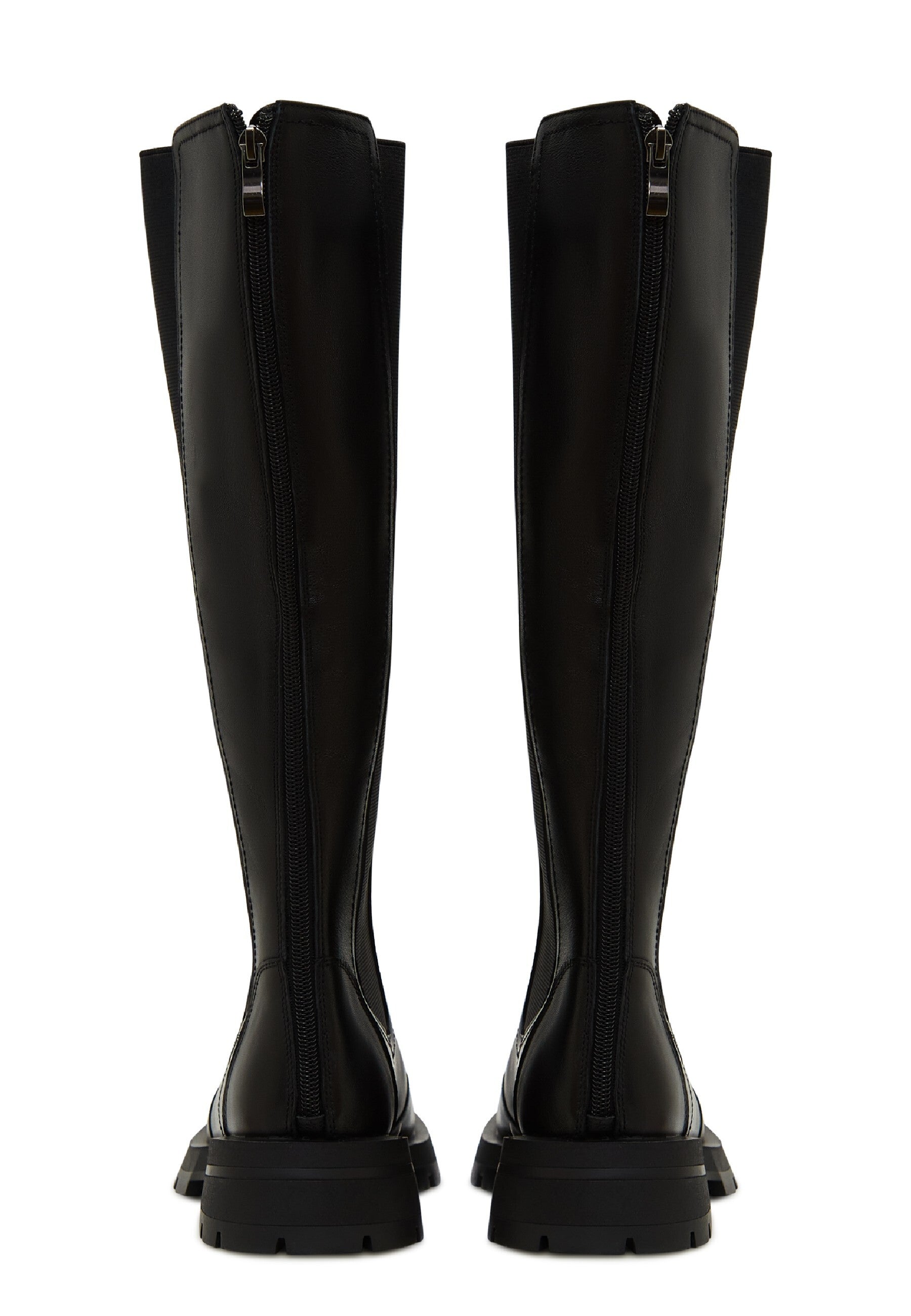 Tall Stretch Panel Boots