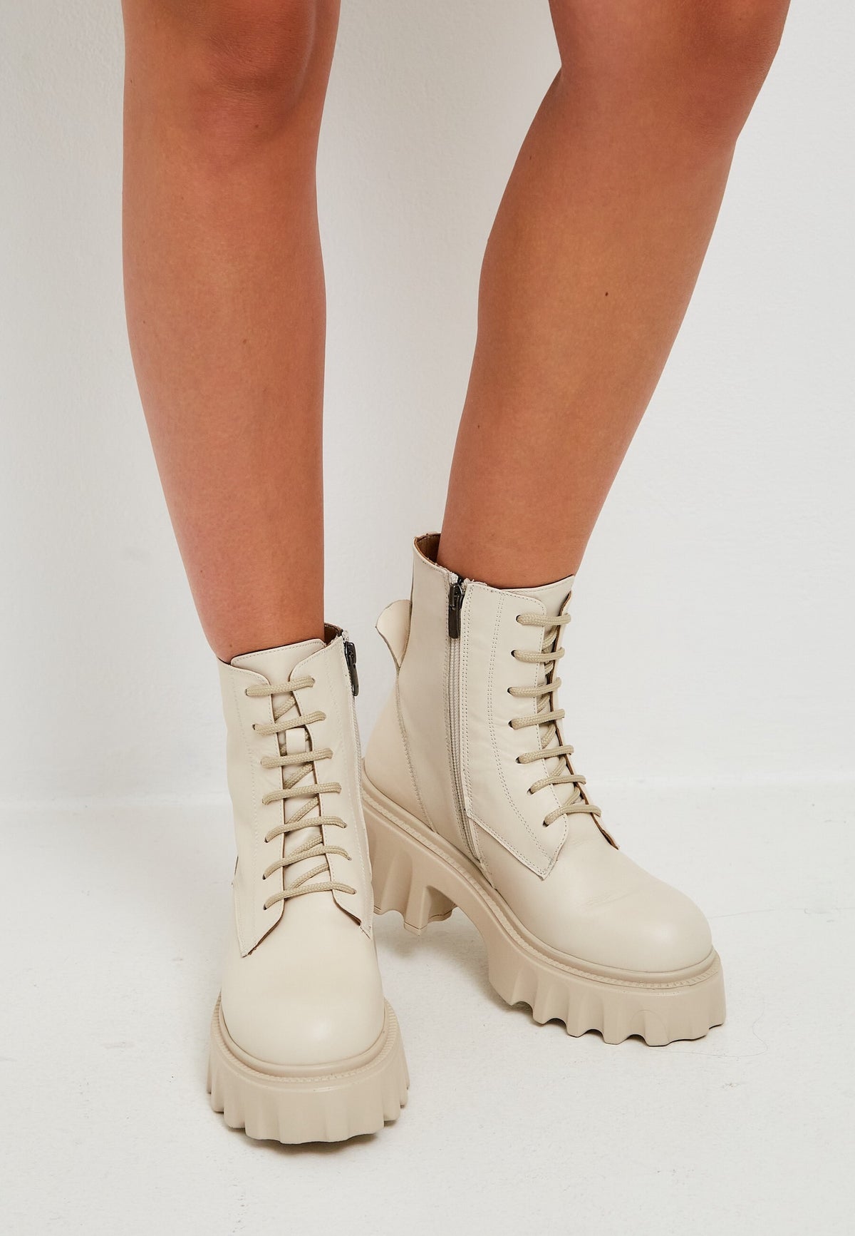Buty bojowe Bold Edge - beżowe
