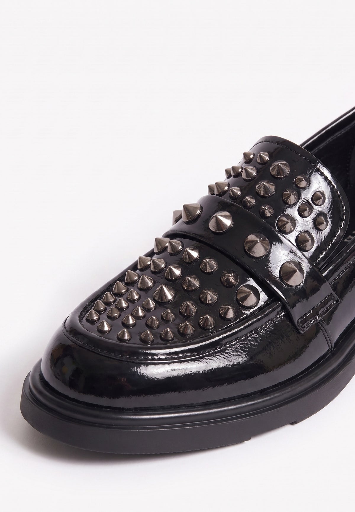Læder Loafers Rockstar - Sort