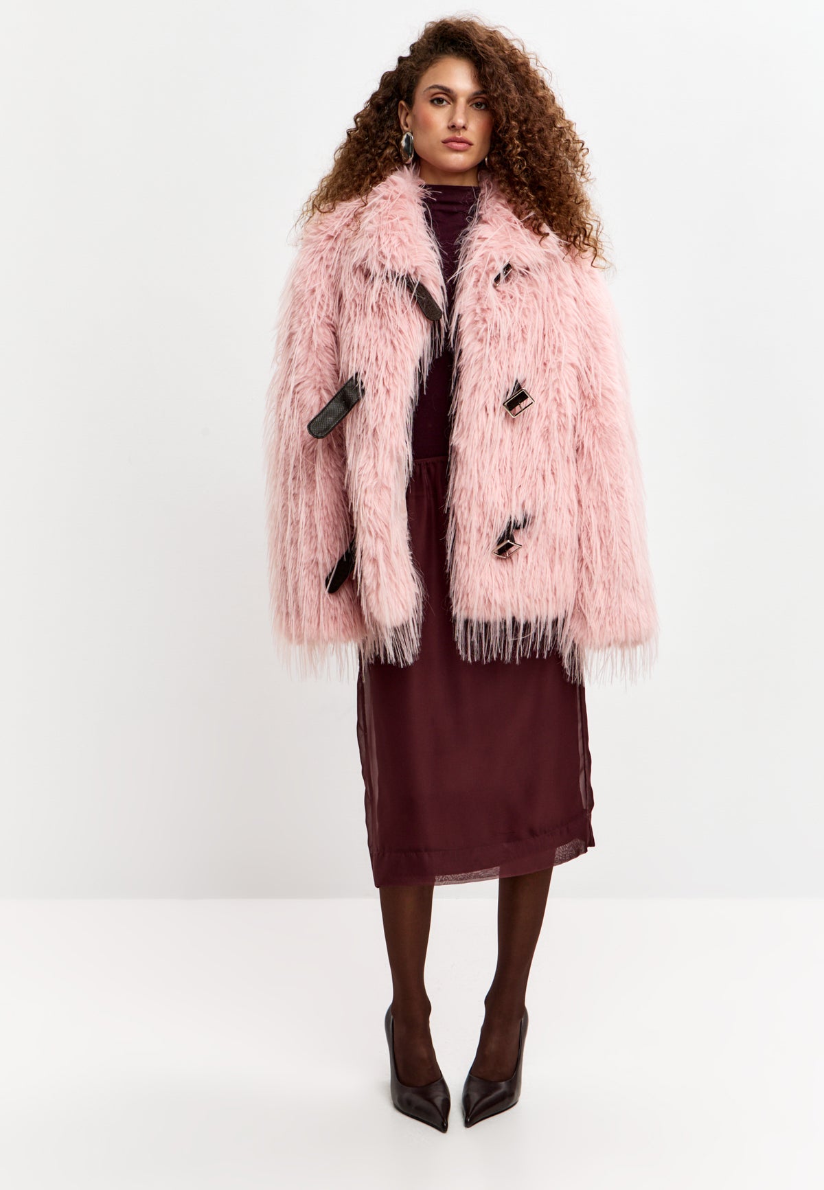 Midnight Wolf jakke – Pink