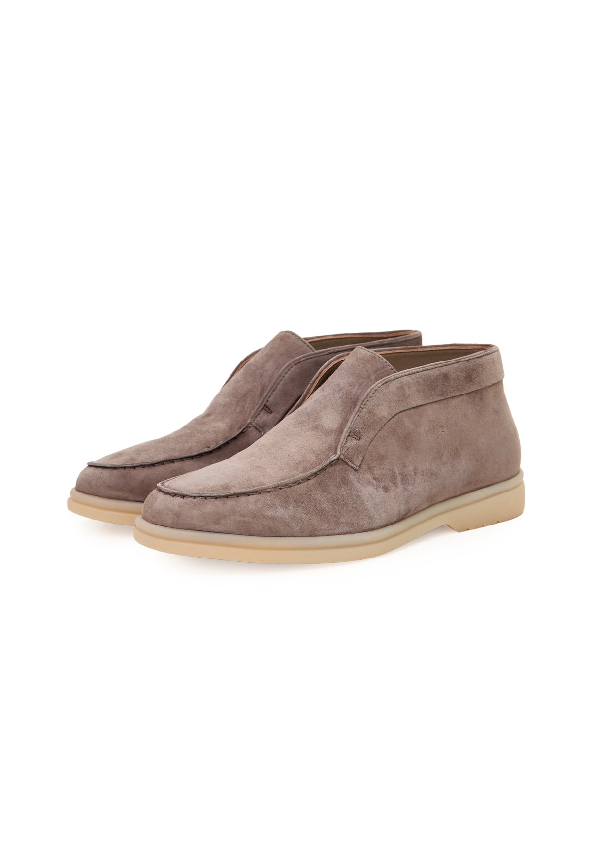 Noir Step High loafers – Mørk beige