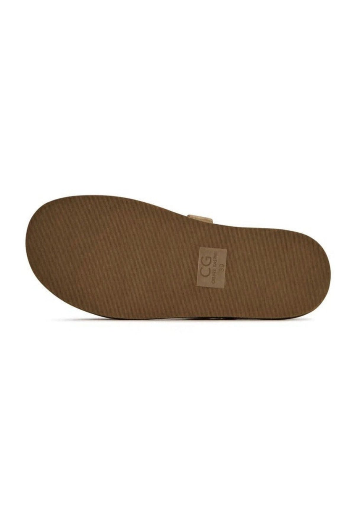 Sandali comfort in camoscio con velcro – Marrone