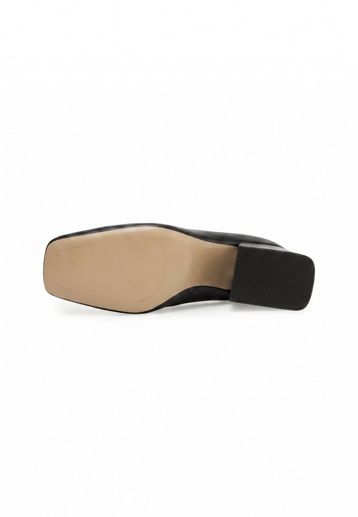 Patent Block Heel Pumps – Black