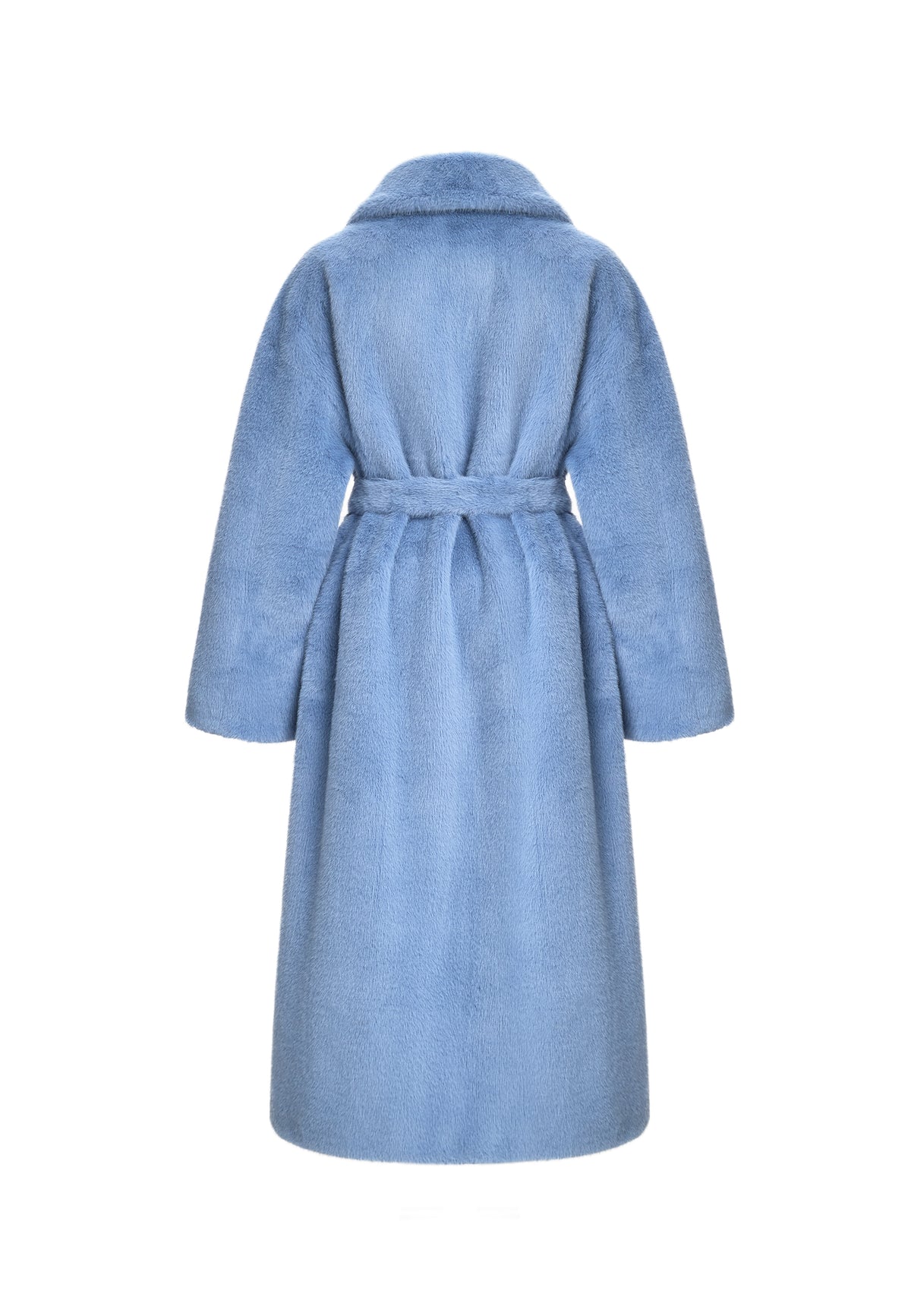 Arctic Fox Coat - Light Blue