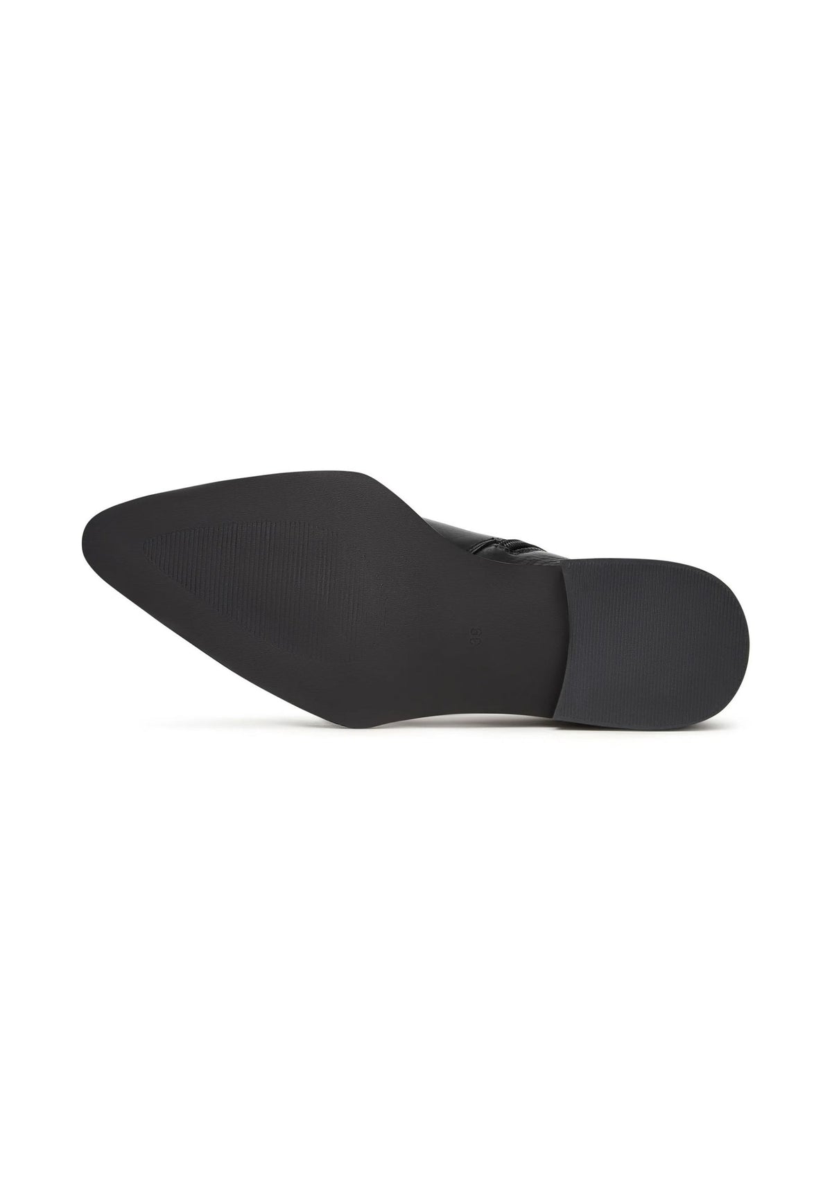 Gefütterte Leder-Stiefeletten Skal – Schwarz