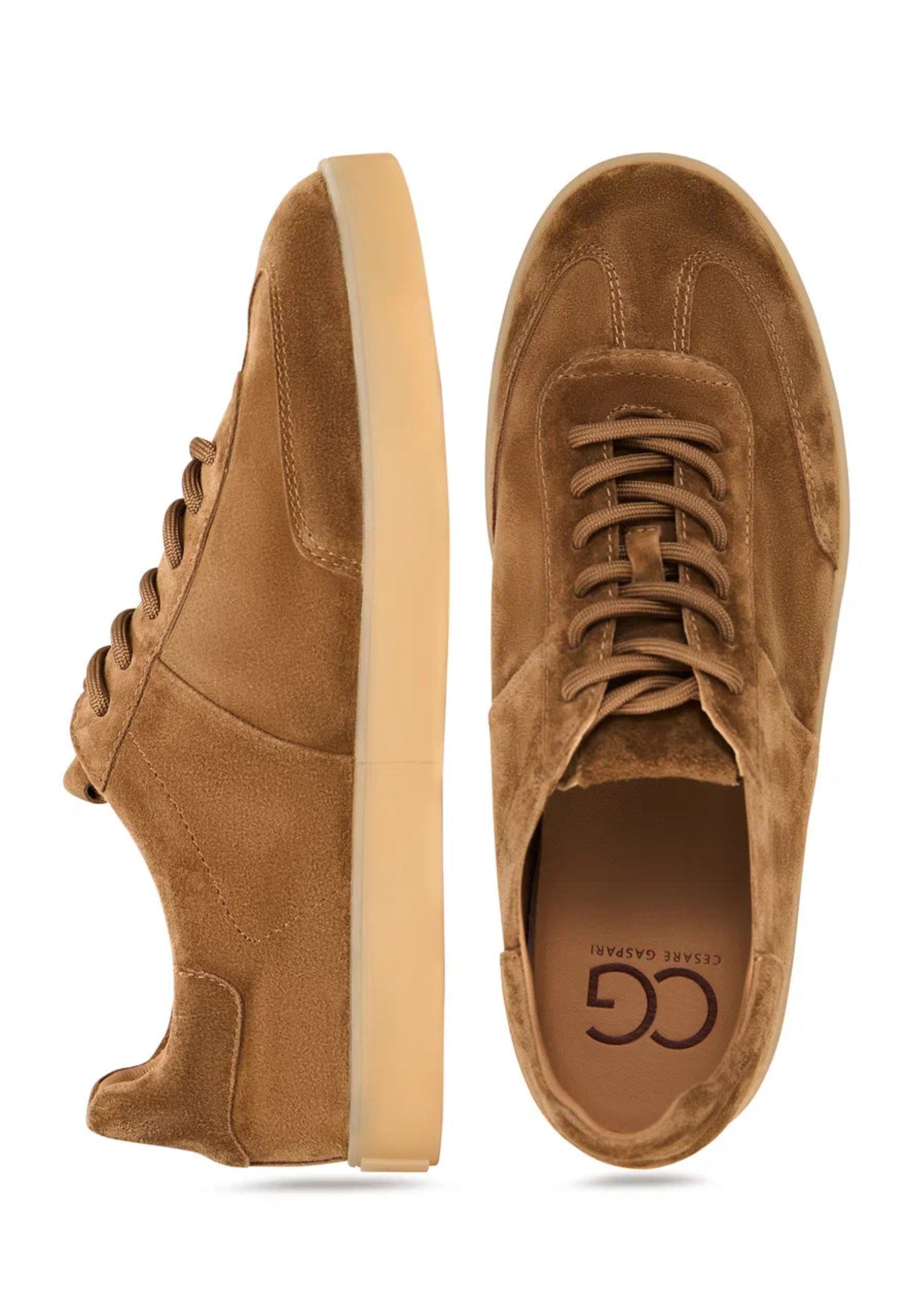 Classic Suede Low-Top Sneakers - Brown