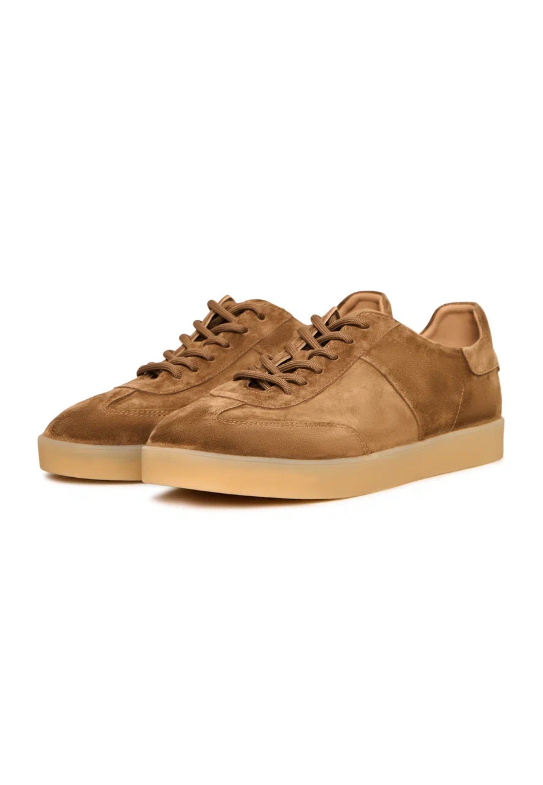 Classic Suede Low-Top Sneakers - Brown