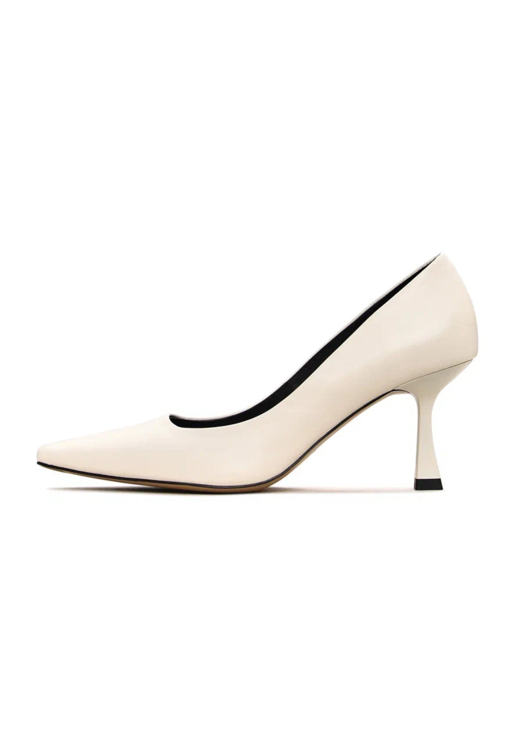 Classic Leather Pumps - White