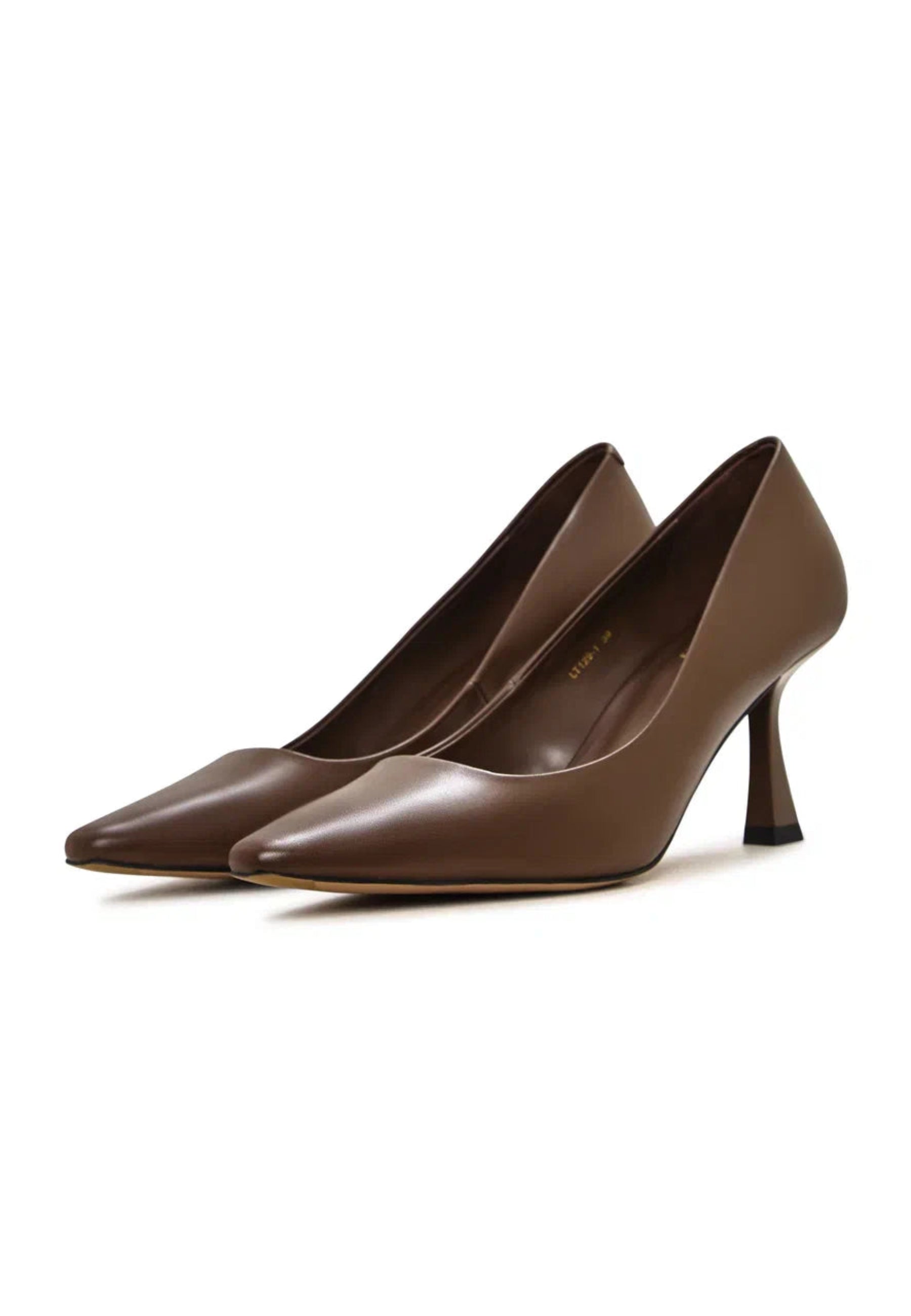 Classic Leather Pumps - Dark Brown