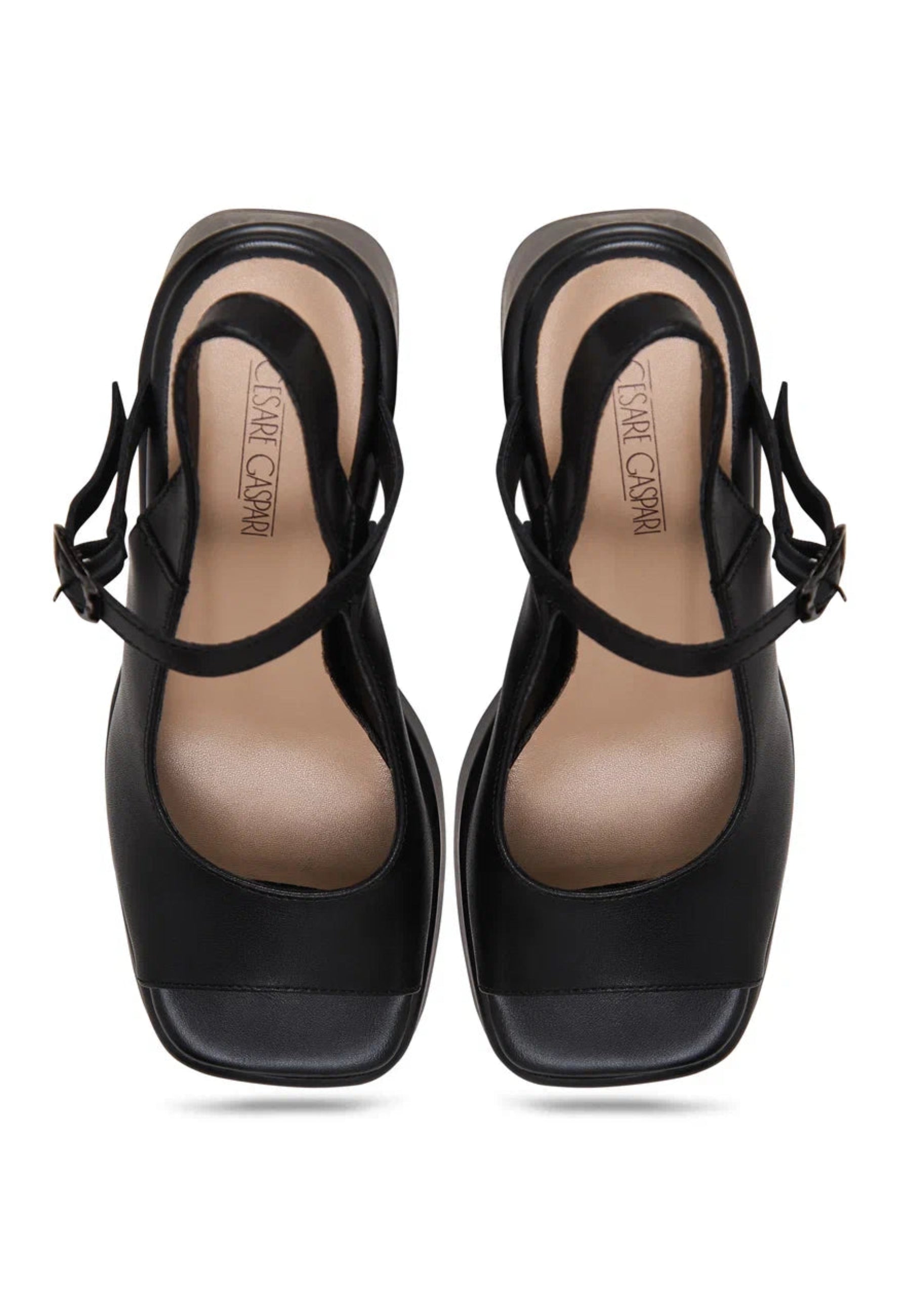 Chunky Platform Sandals - Black