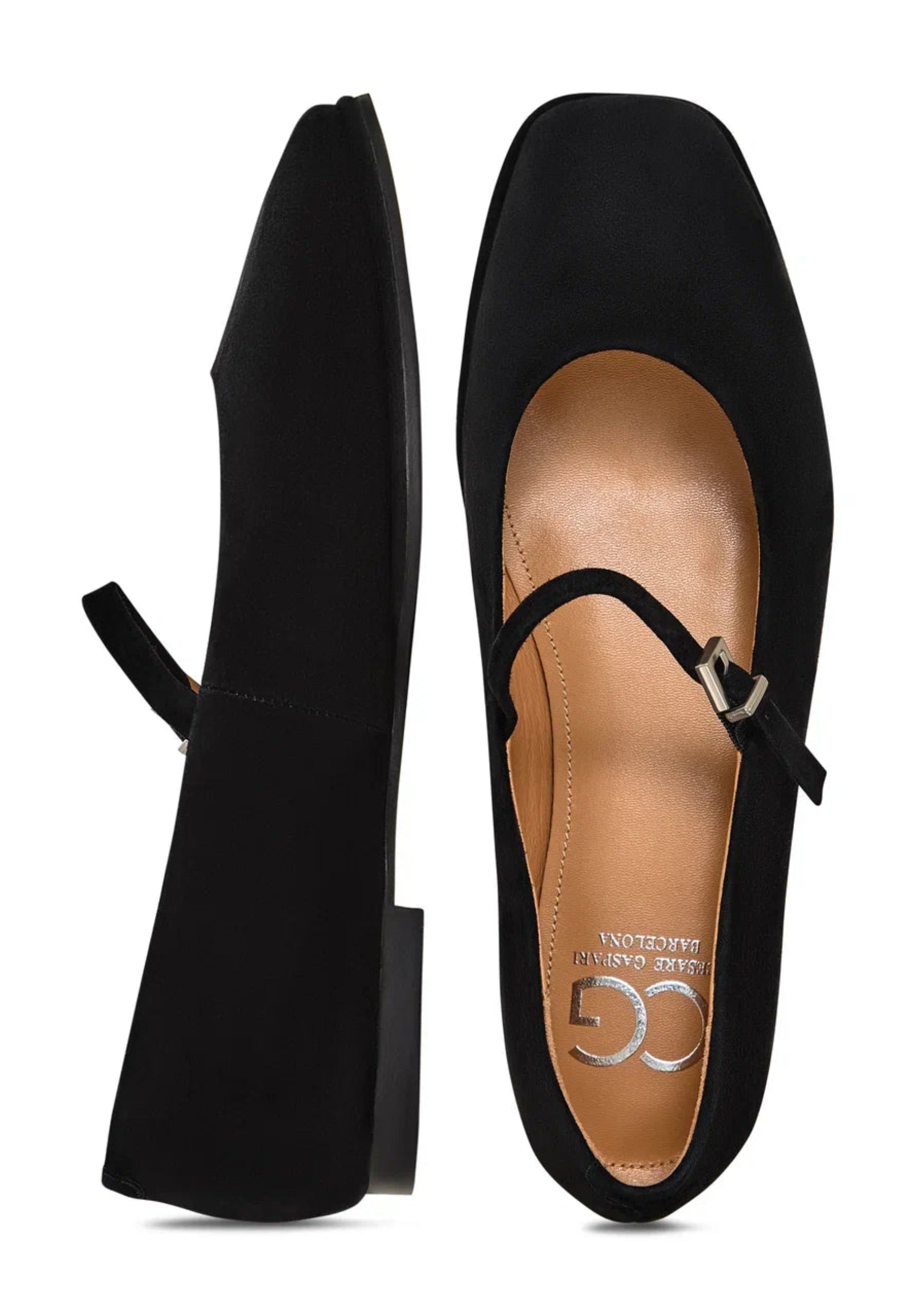 Classic Mary Jane Flats - Black