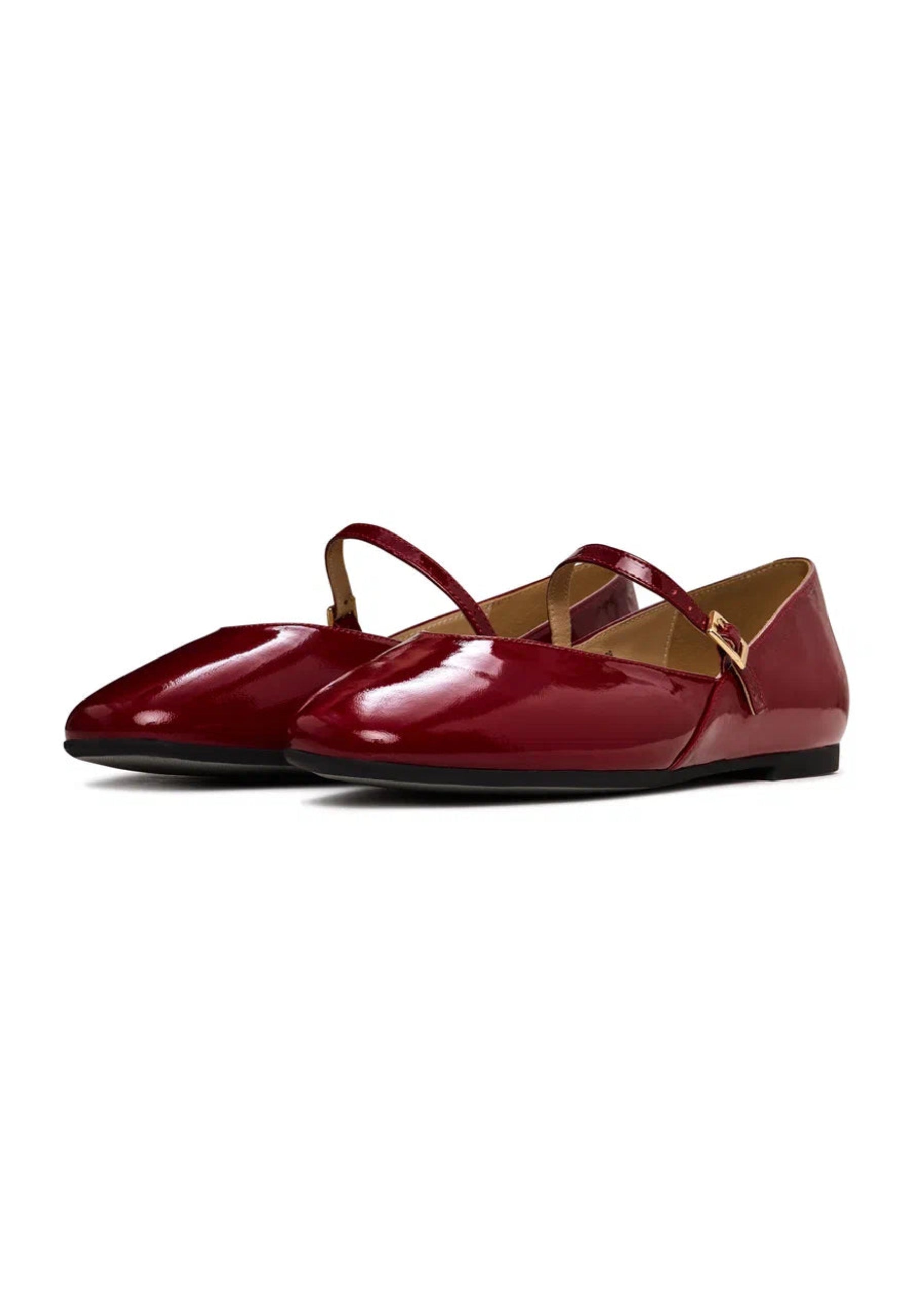 Patent Leather Mary Jane Ballerinas