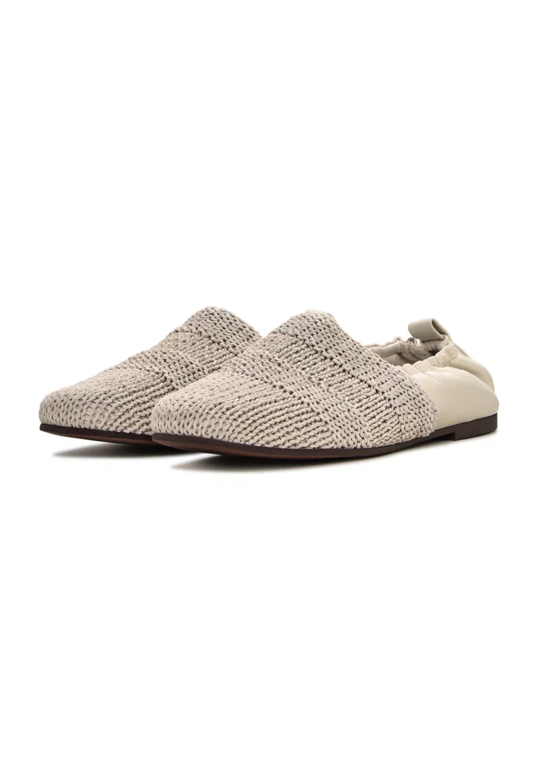 Knitted Slip-On Ballerinas