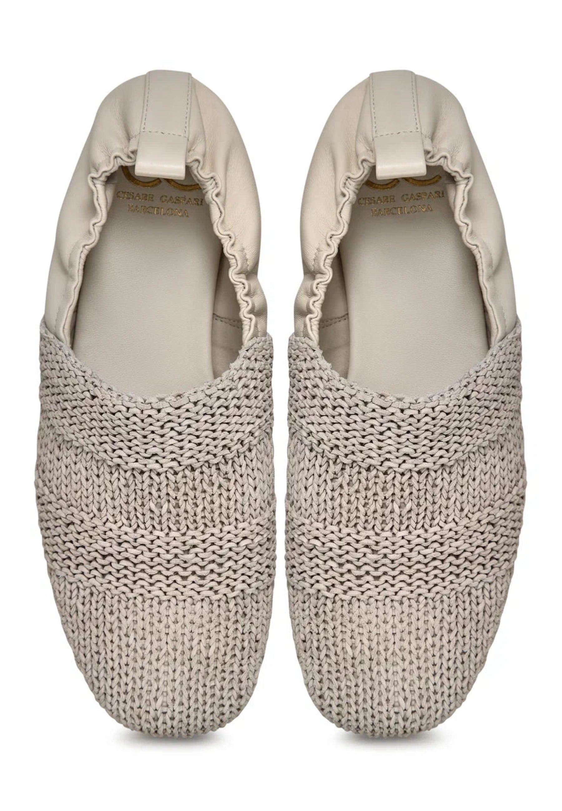 Knitted Slip-On Ballerinas