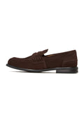 Suede Strap Loafers